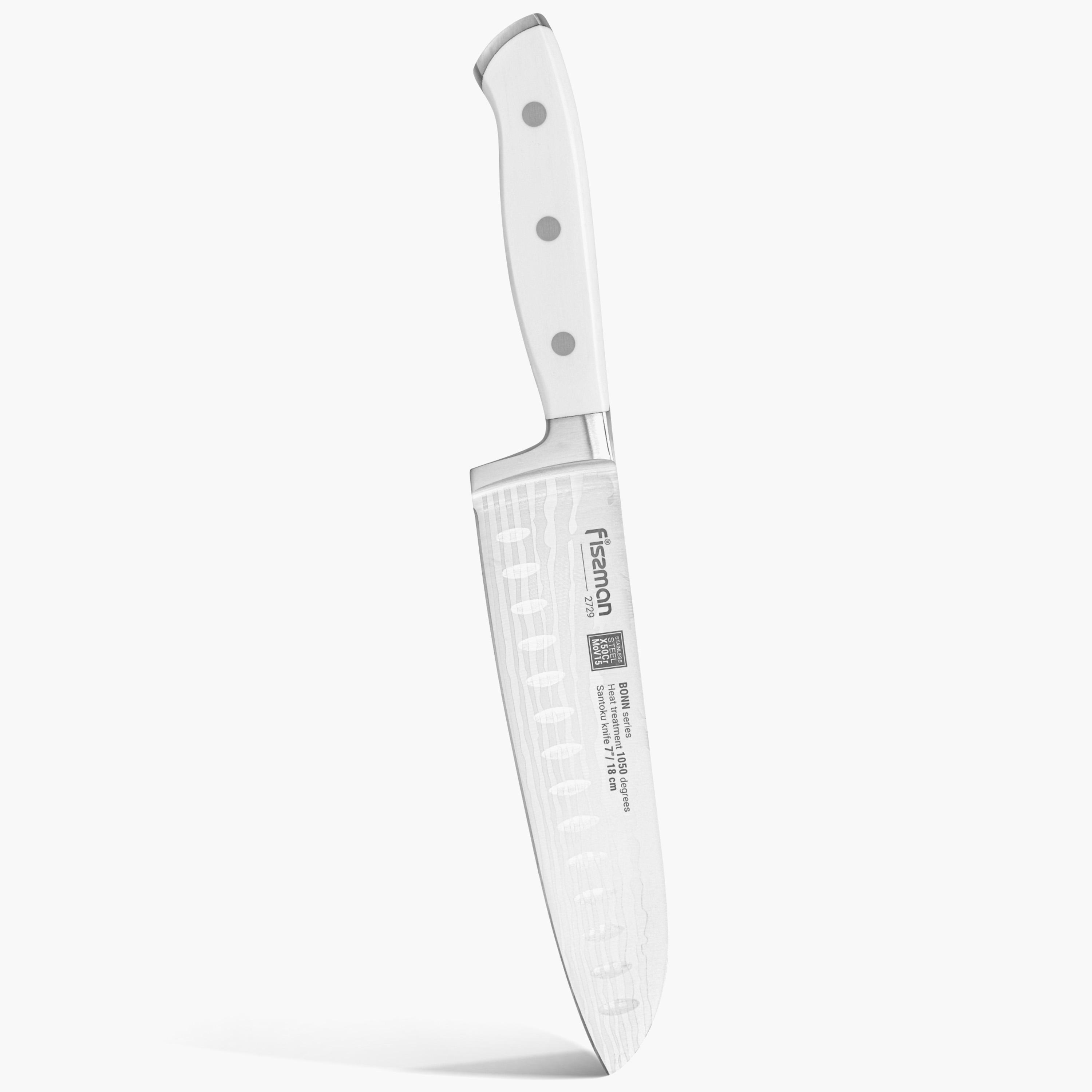 Fissman 7-inch Stainless Steel Santoku Knife - Bonn-household-kitchen-kitchentoolsandutensils-knives-image-1