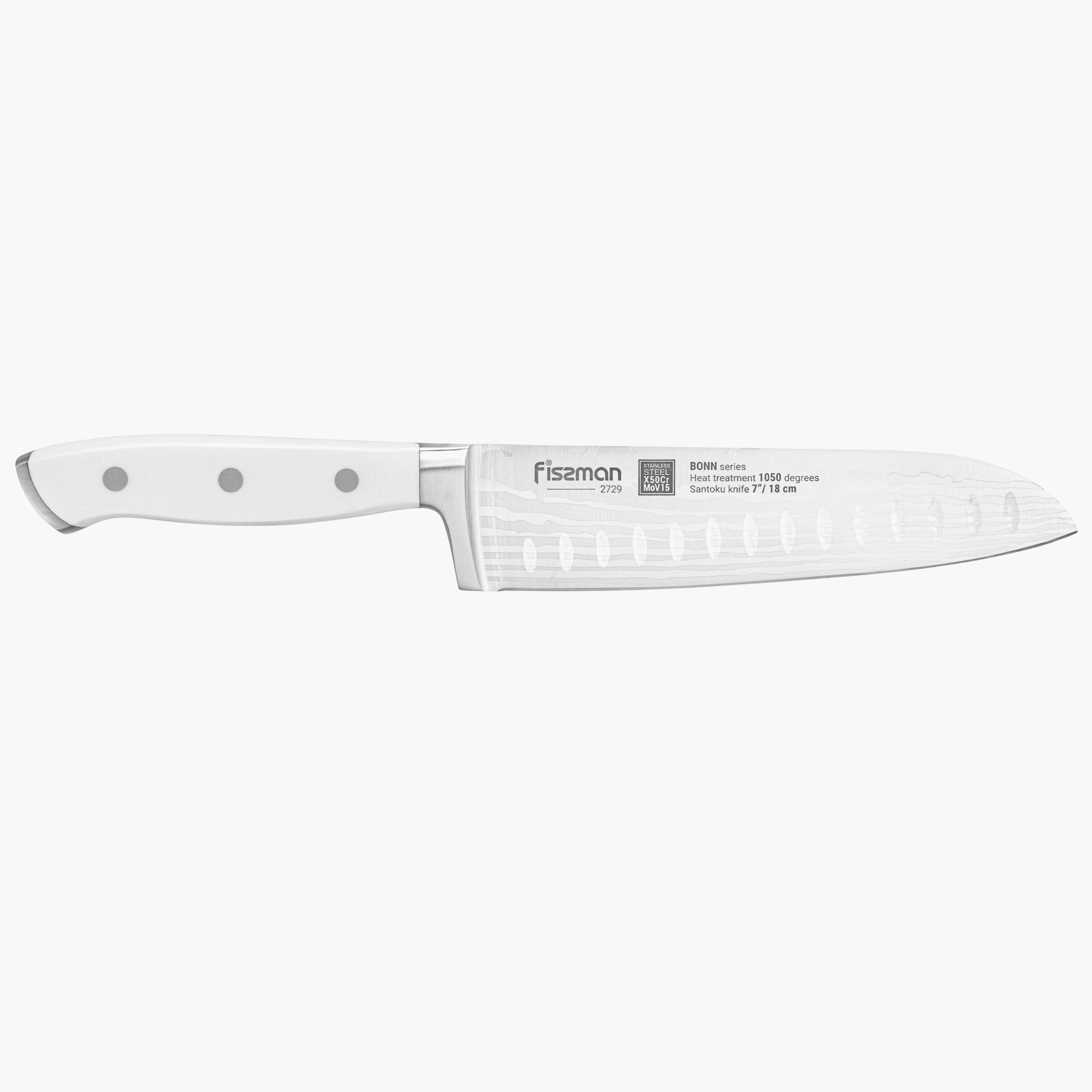 Fissman 7-inch Stainless Steel Santoku Knife - Bonn-household-kitchen-kitchentoolsandutensils-knives-image-5