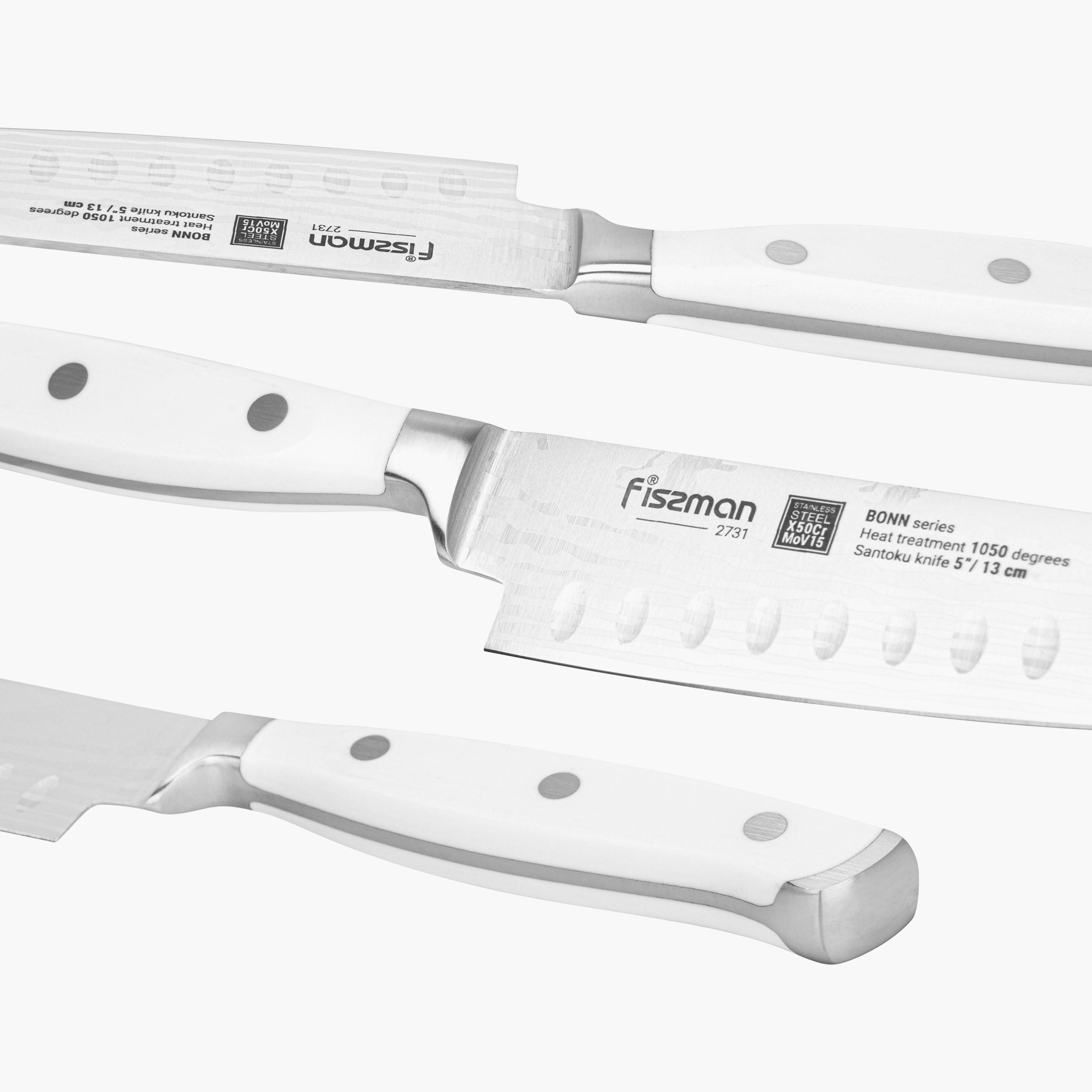 سكين سانتوكو 5 بوصة ستانلس ستيل من فيسمان - بون-household-kitchen-kitchentoolsandutensils-knives-image-6