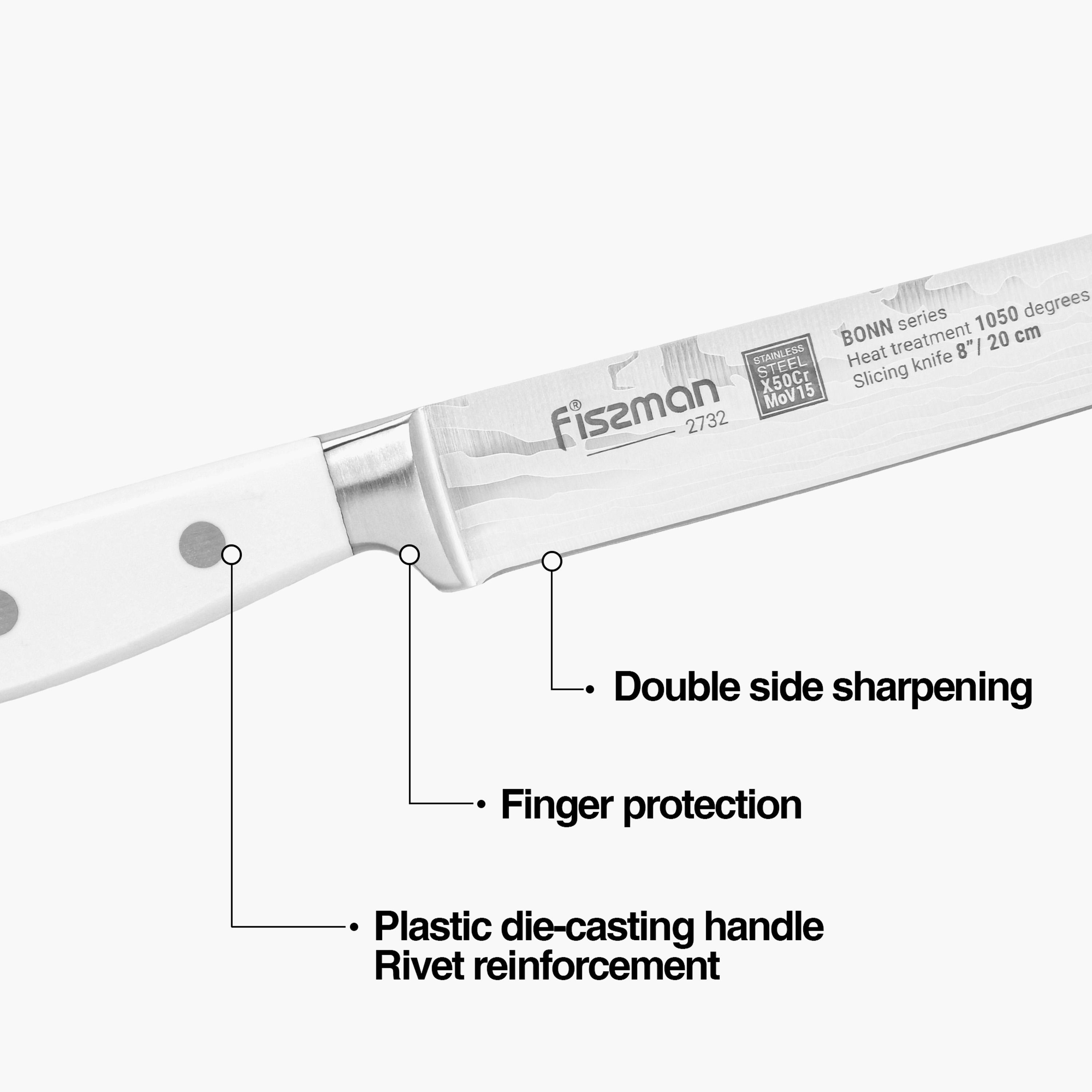 سكين تقطيع شرائح 8 بوصة ستانلس ستيل من فيسمان - بون-household-kitchen-kitchentoolsandutensils-knives-image-2