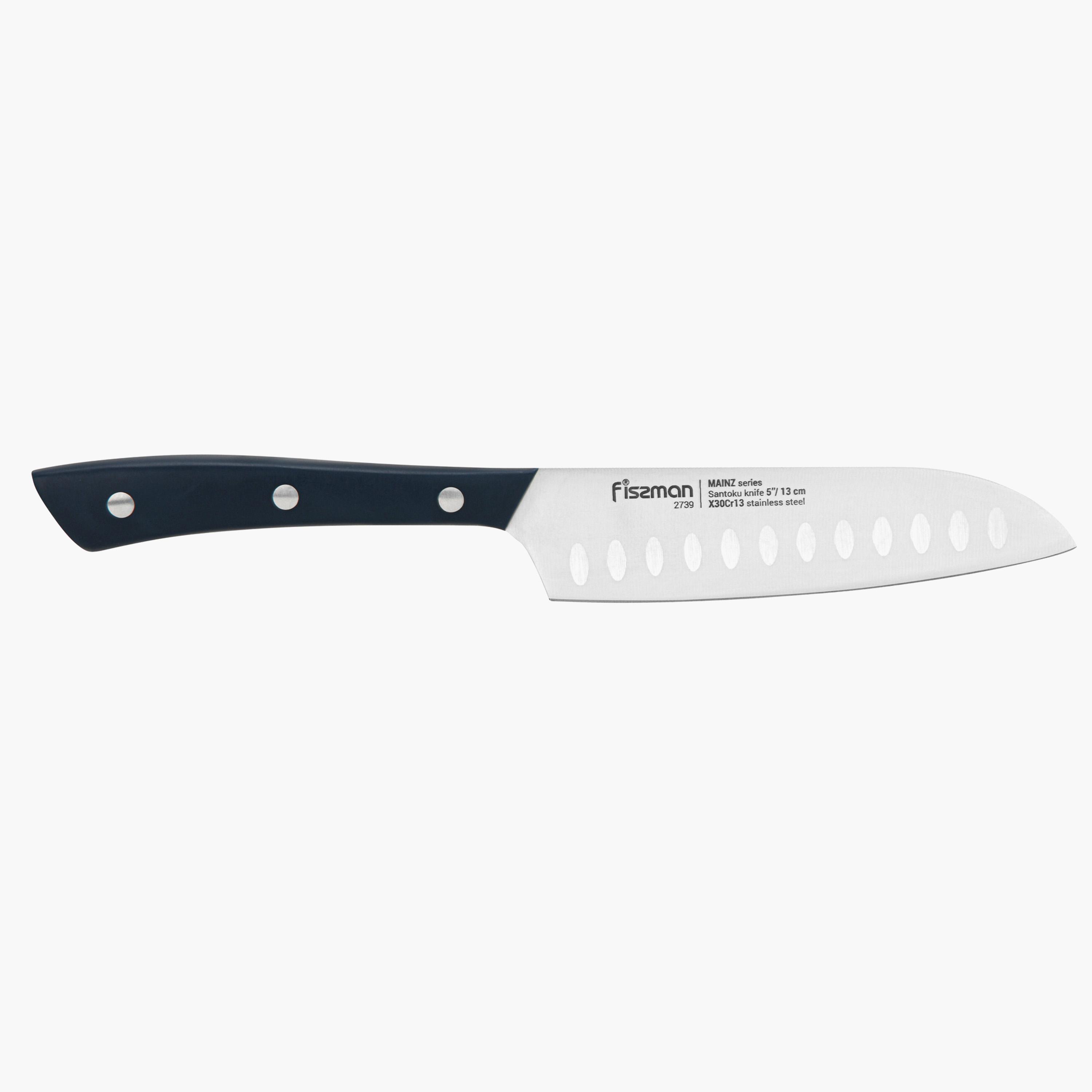 Mainz 5-inch Stainless Steel Santoku Knife -household-kitchen-kitchentoolsandutensils-knives-image-4