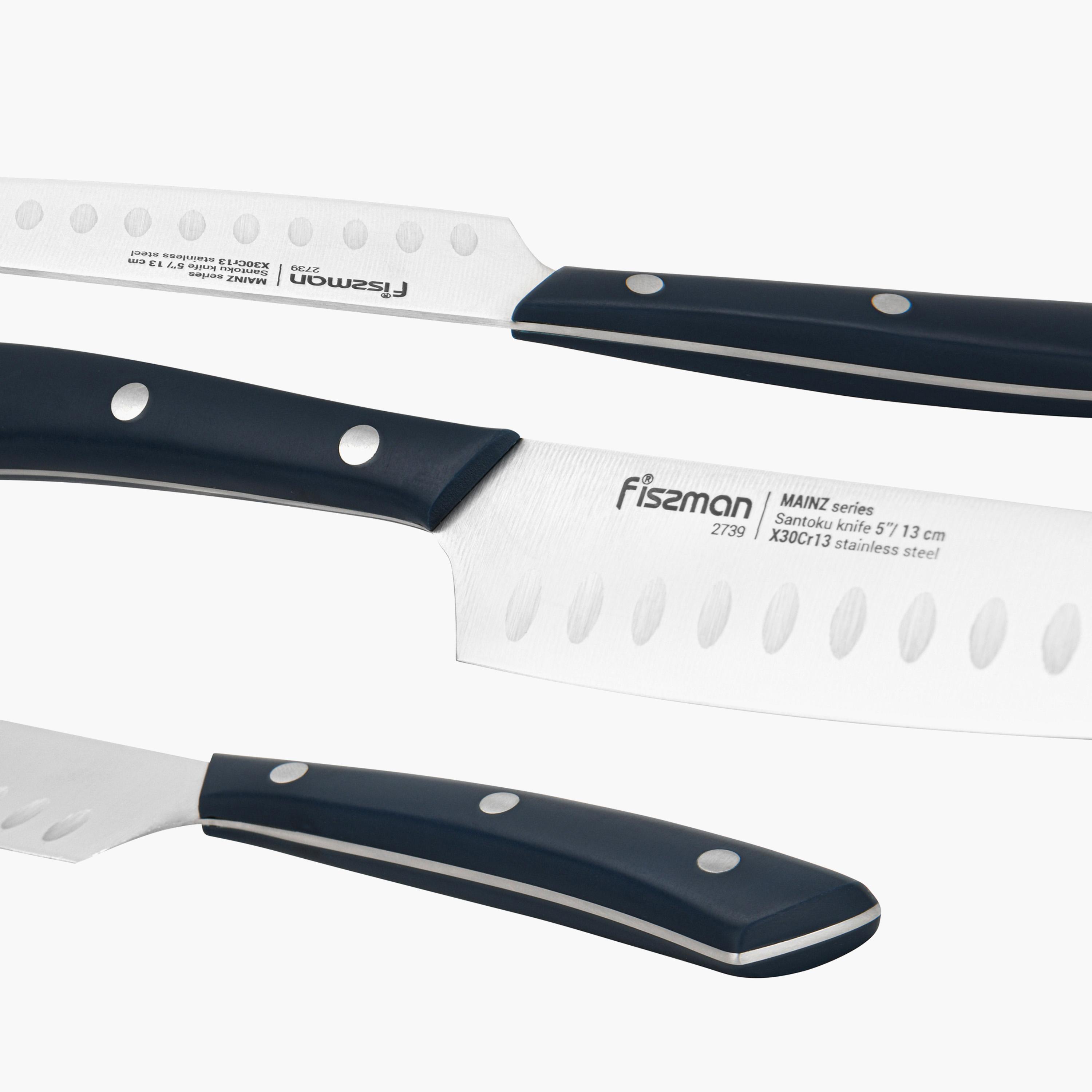 Mainz 5-inch Stainless Steel Santoku Knife -household-kitchen-kitchentoolsandutensils-knives-image-5