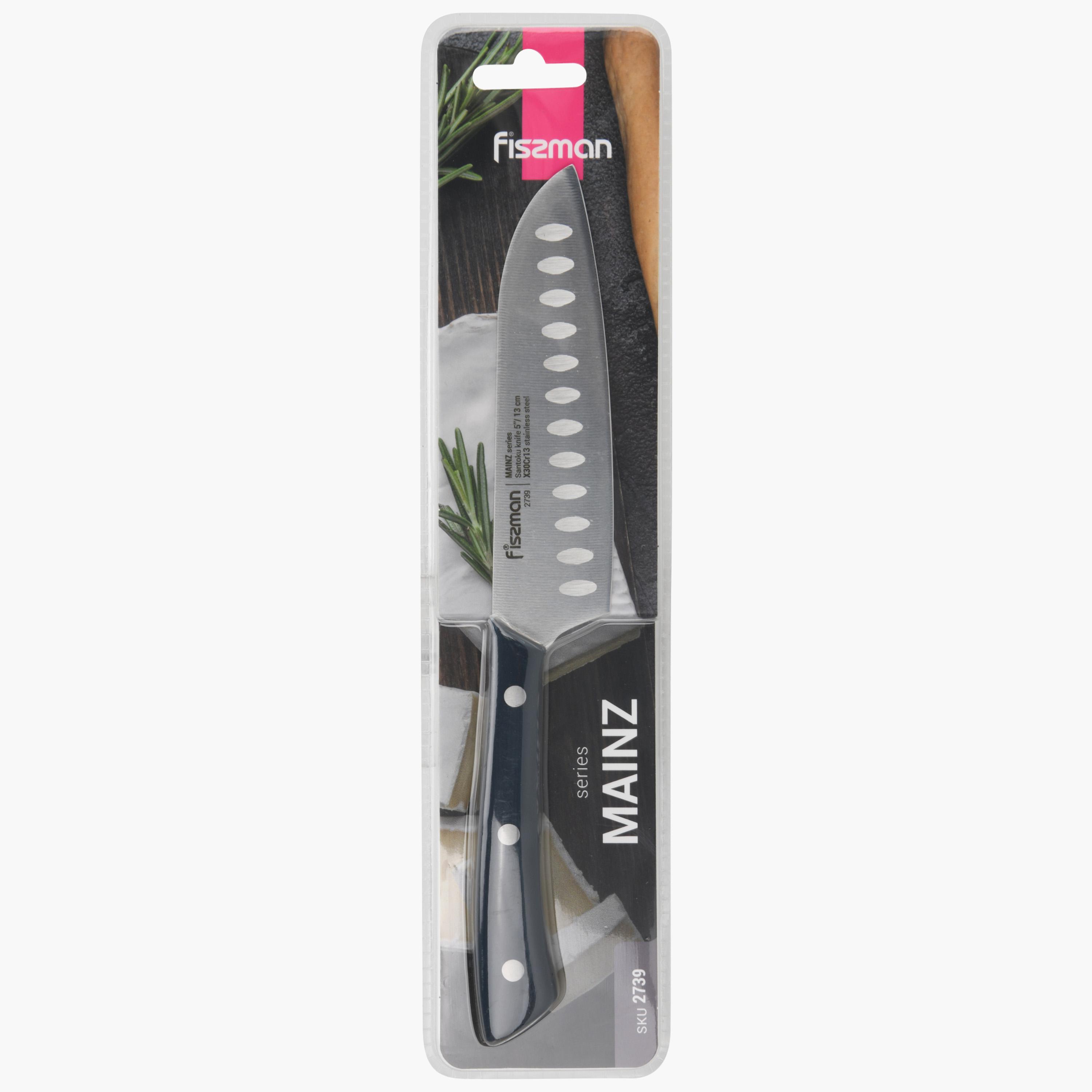 Mainz 5-inch Stainless Steel Santoku Knife -household-kitchen-kitchentoolsandutensils-knives-image-6