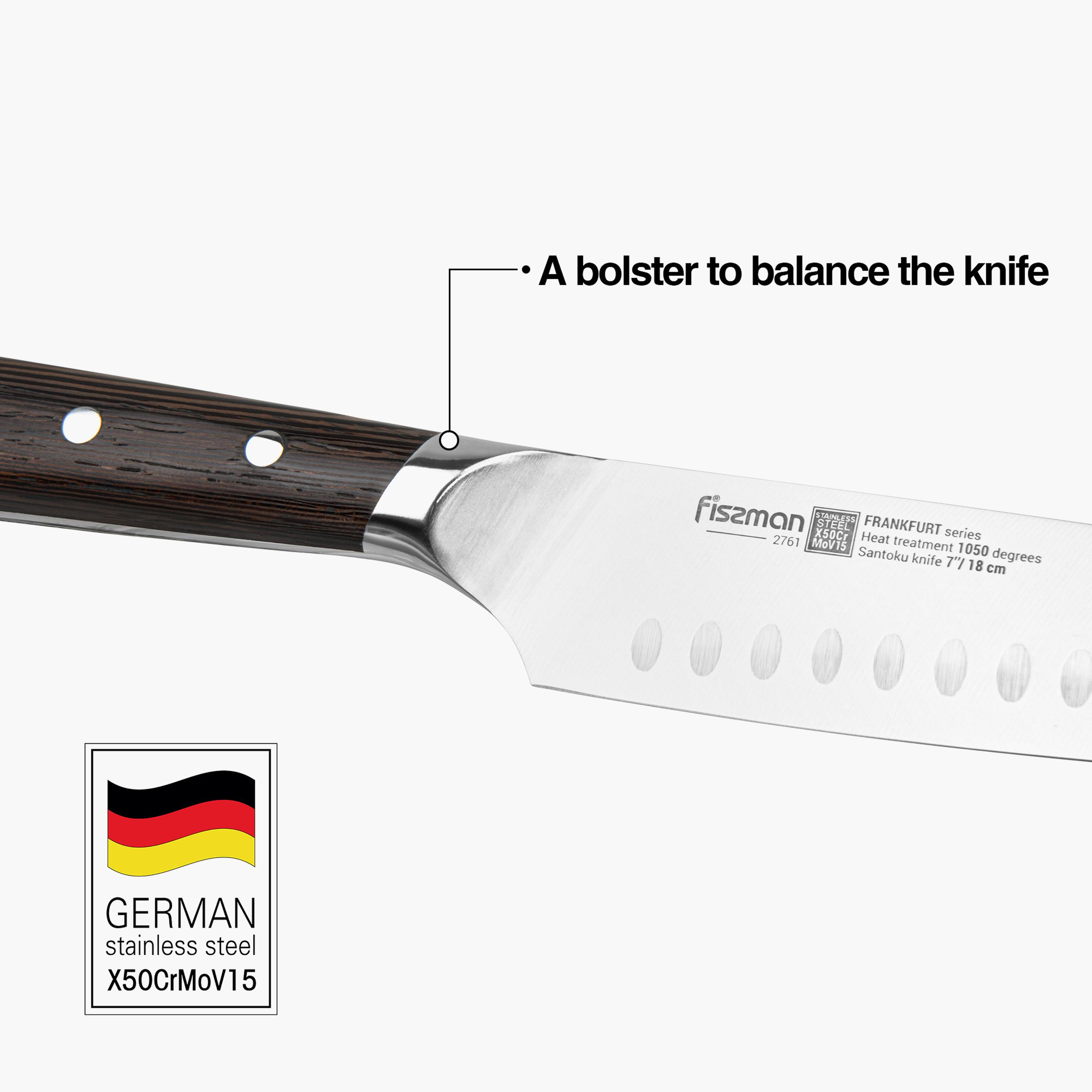 Frankfurt 7-inch Stainless Steel Santoku Knife-household-kitchen-kitchentoolsandutensils-knives-image-3