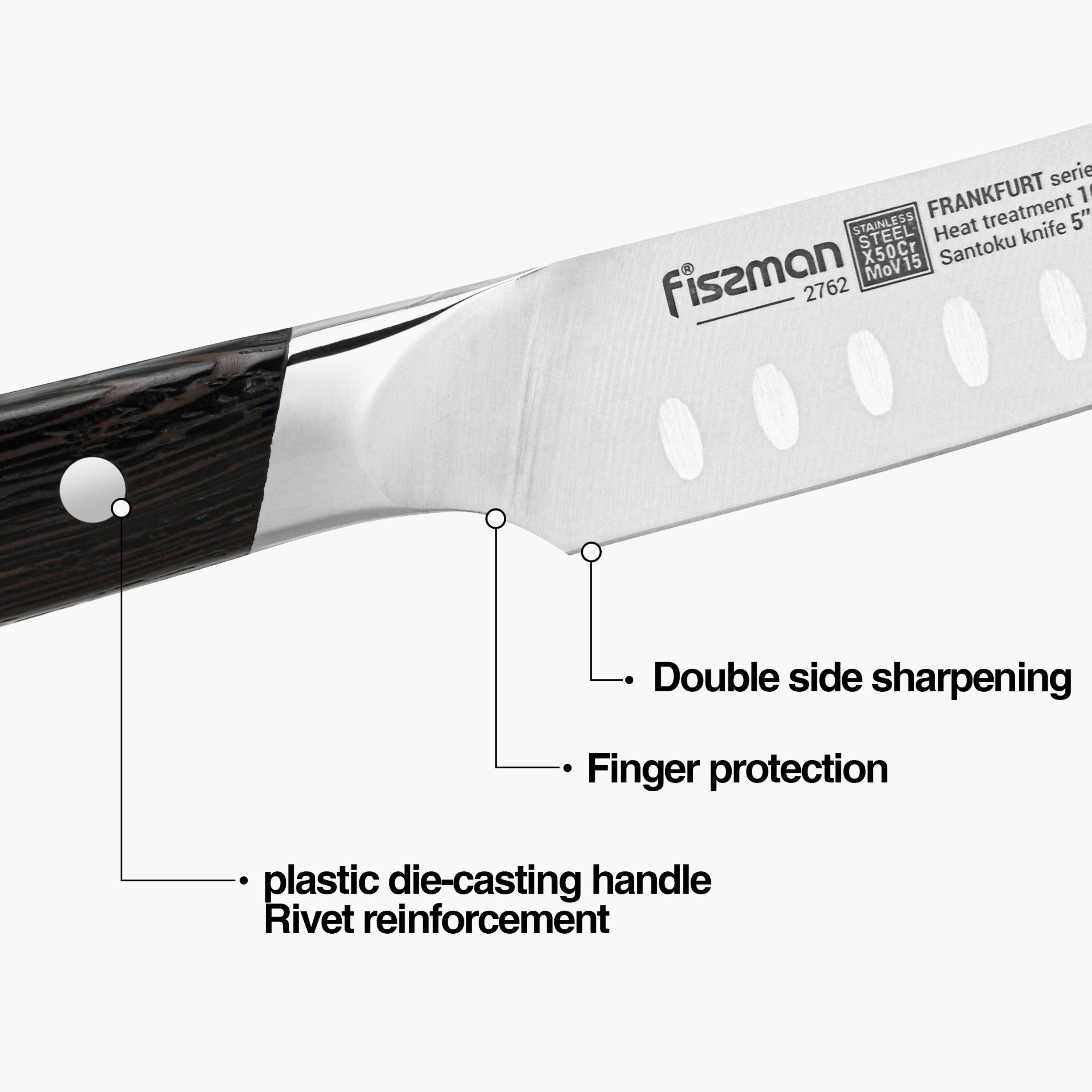 Frankfurt 5-inch Stainless Steel Santoku Knife-household-kitchen-kitchentoolsandutensils-knives-image-2