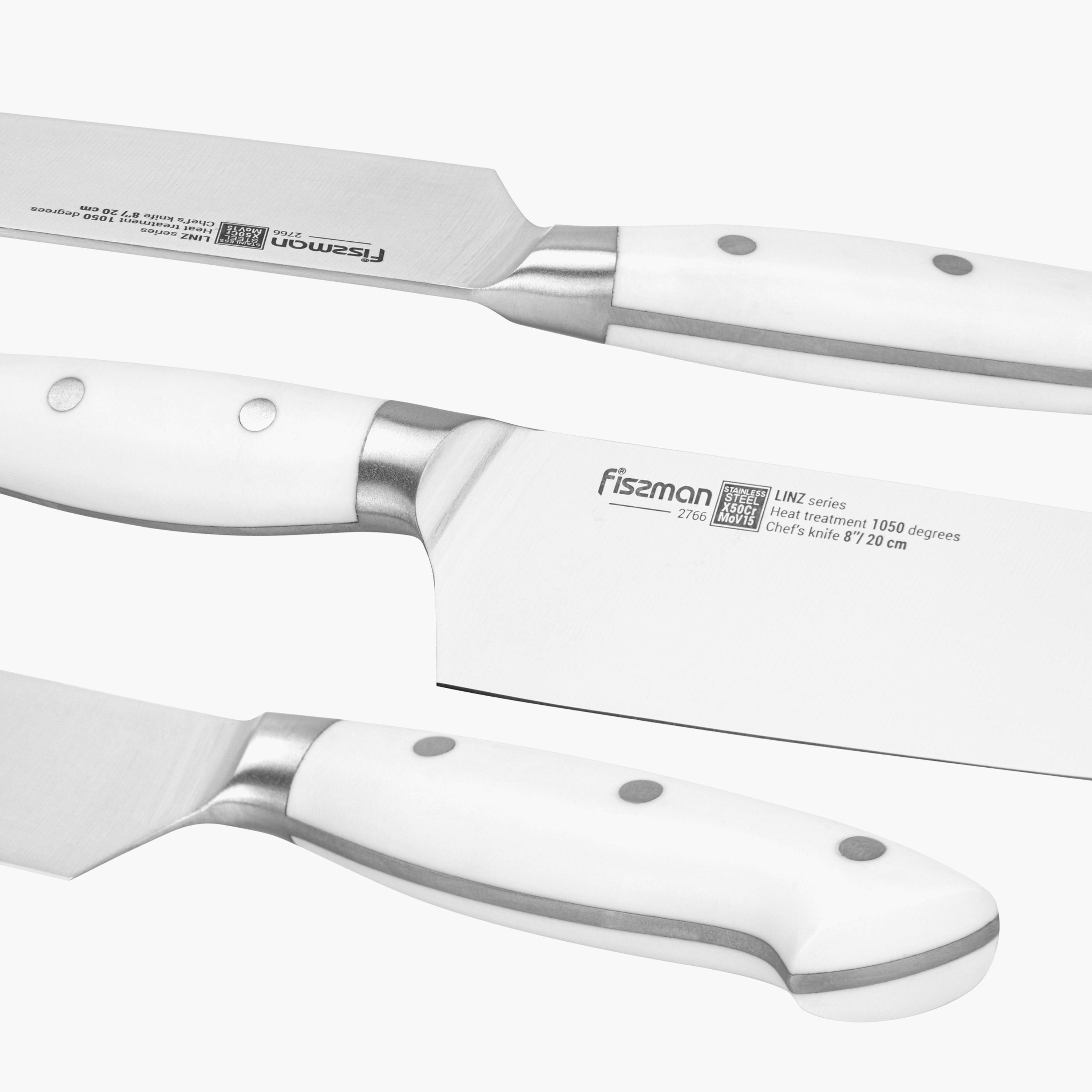 سكين شيف 8 بوصة ستانلس ستيل من فيسمان - لينز-household-kitchen-kitchentoolsandutensils-knives-image-6