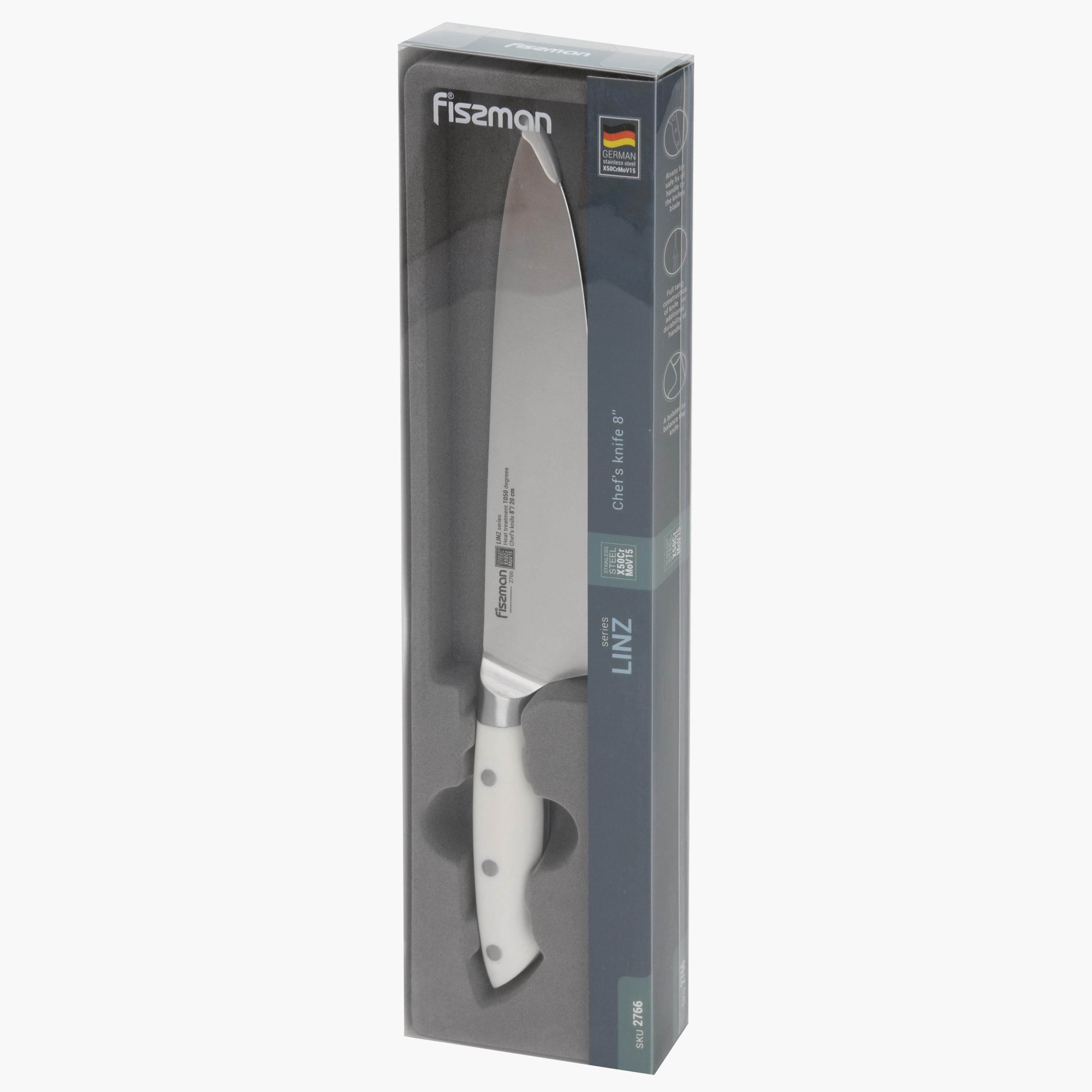 سكين شيف 8 بوصة ستانلس ستيل من فيسمان - لينز-household-kitchen-kitchentoolsandutensils-knives-image-7
