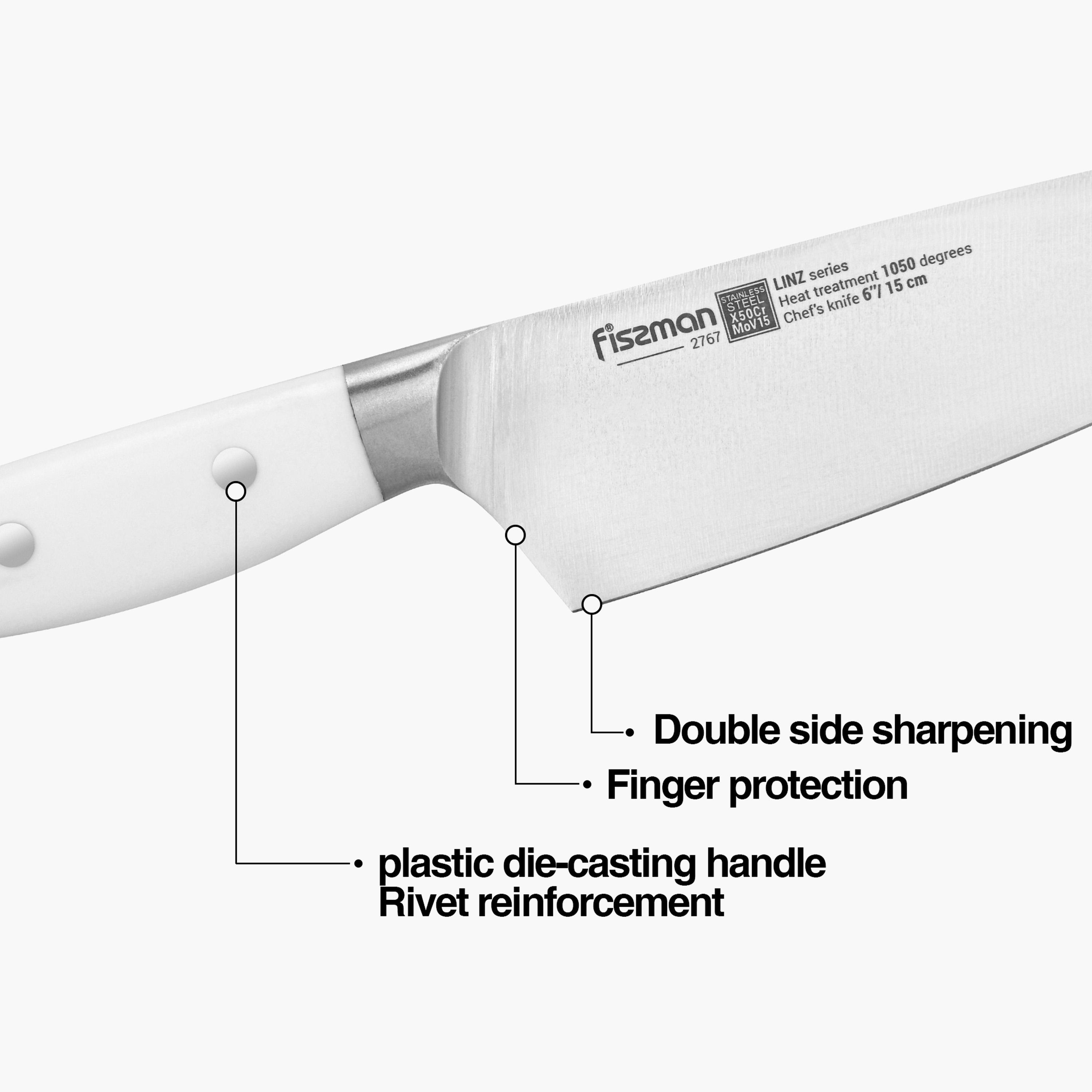 Linz 6-inch Stainless Steel Chef's Knife-household-kitchen-kitchentoolsandutensils-knives-image-2