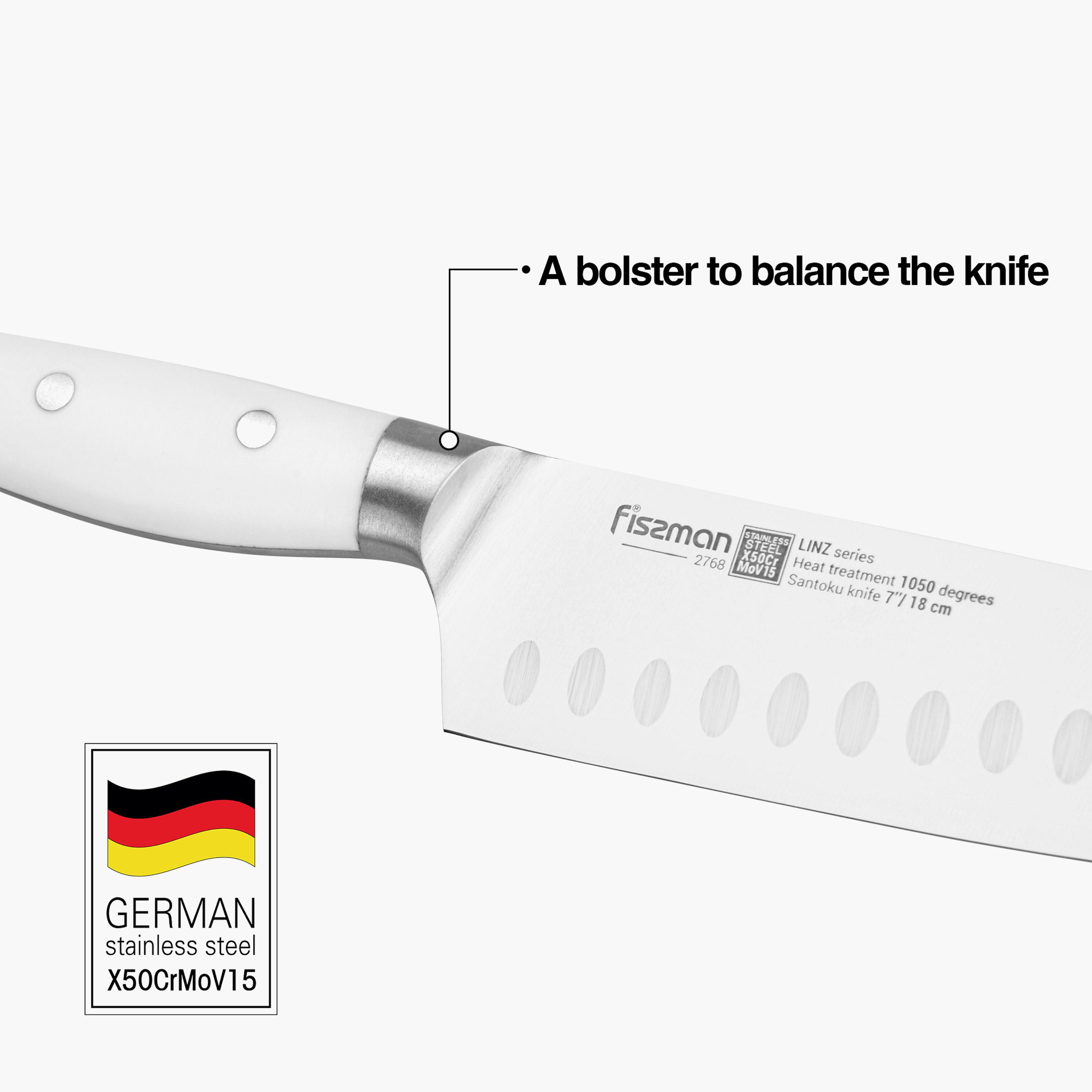 Linz 7-inch Stainless Steel Santoku Knife-household-kitchen-kitchentoolsandutensils-knives-image-3