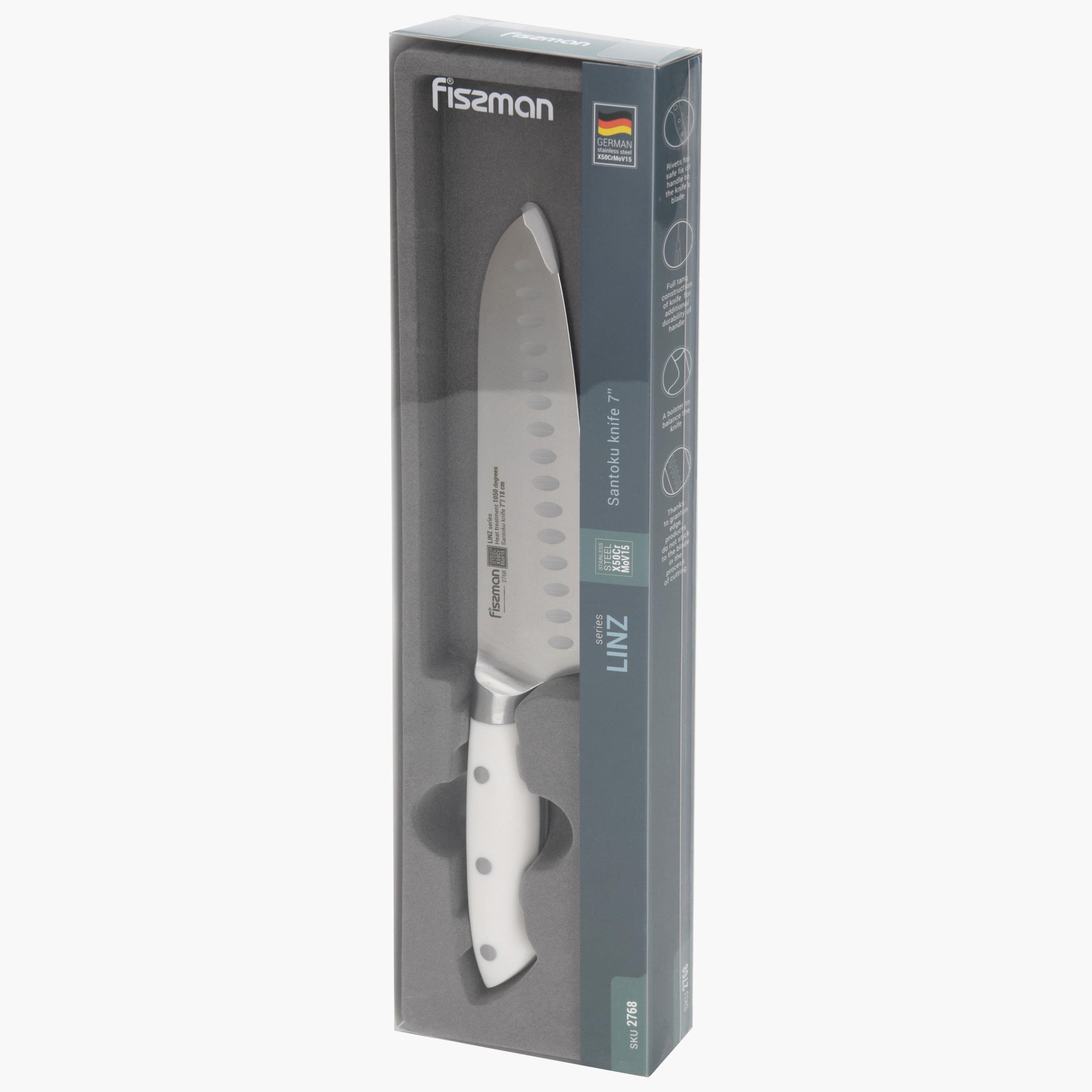 Linz 7-inch Stainless Steel Santoku Knife-household-kitchen-kitchentoolsandutensils-knives-image-7