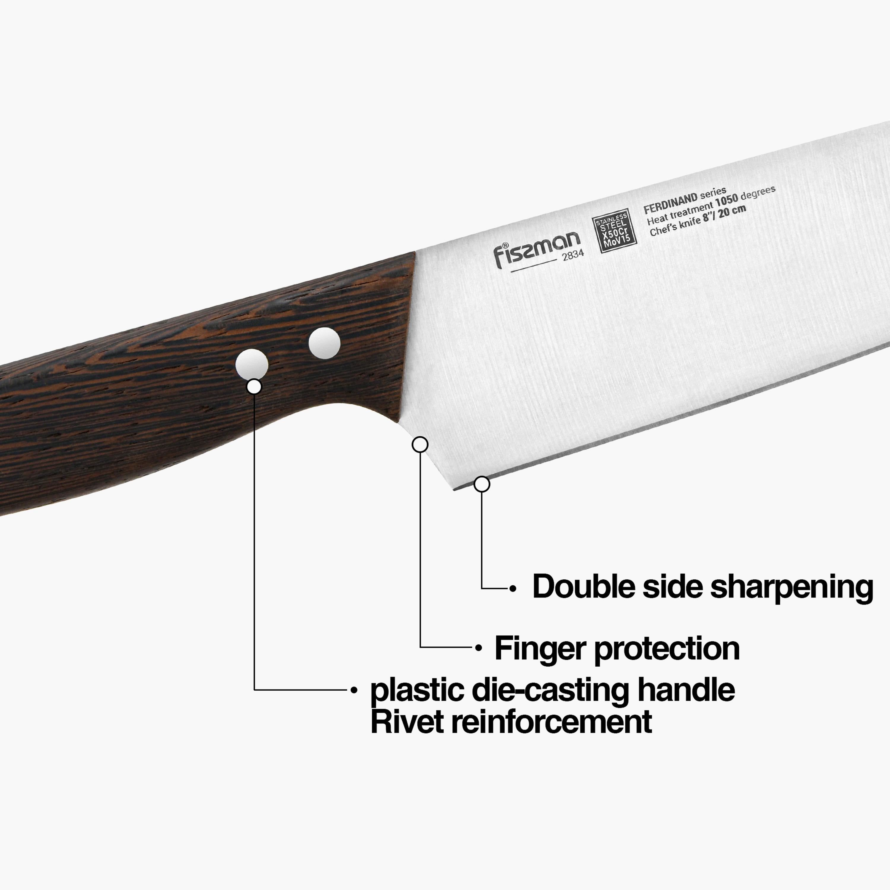 Ferdinand 8-inch Stainless Steel Chef's Knife-household-kitchen-kitchentoolsandutensils-knives-image-2