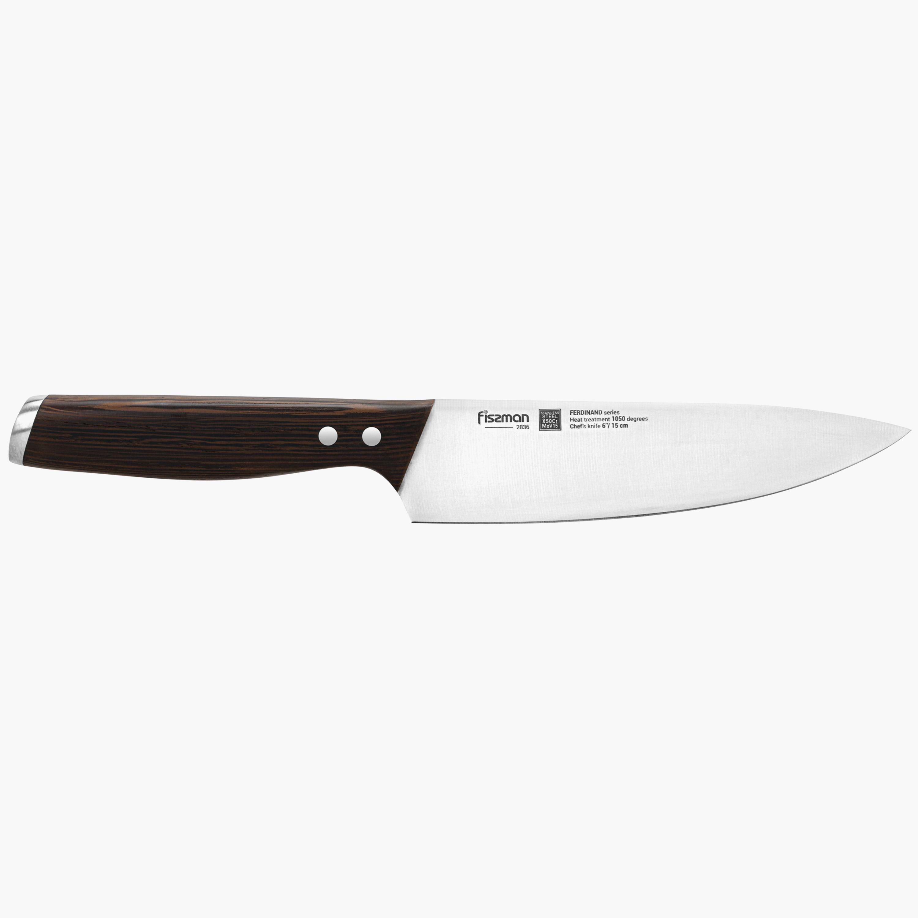 سكين شيف 6 بوصة ستانلس ستيل من فيسمان - فيرديناند-household-kitchen-kitchentoolsandutensils-knives-image-5