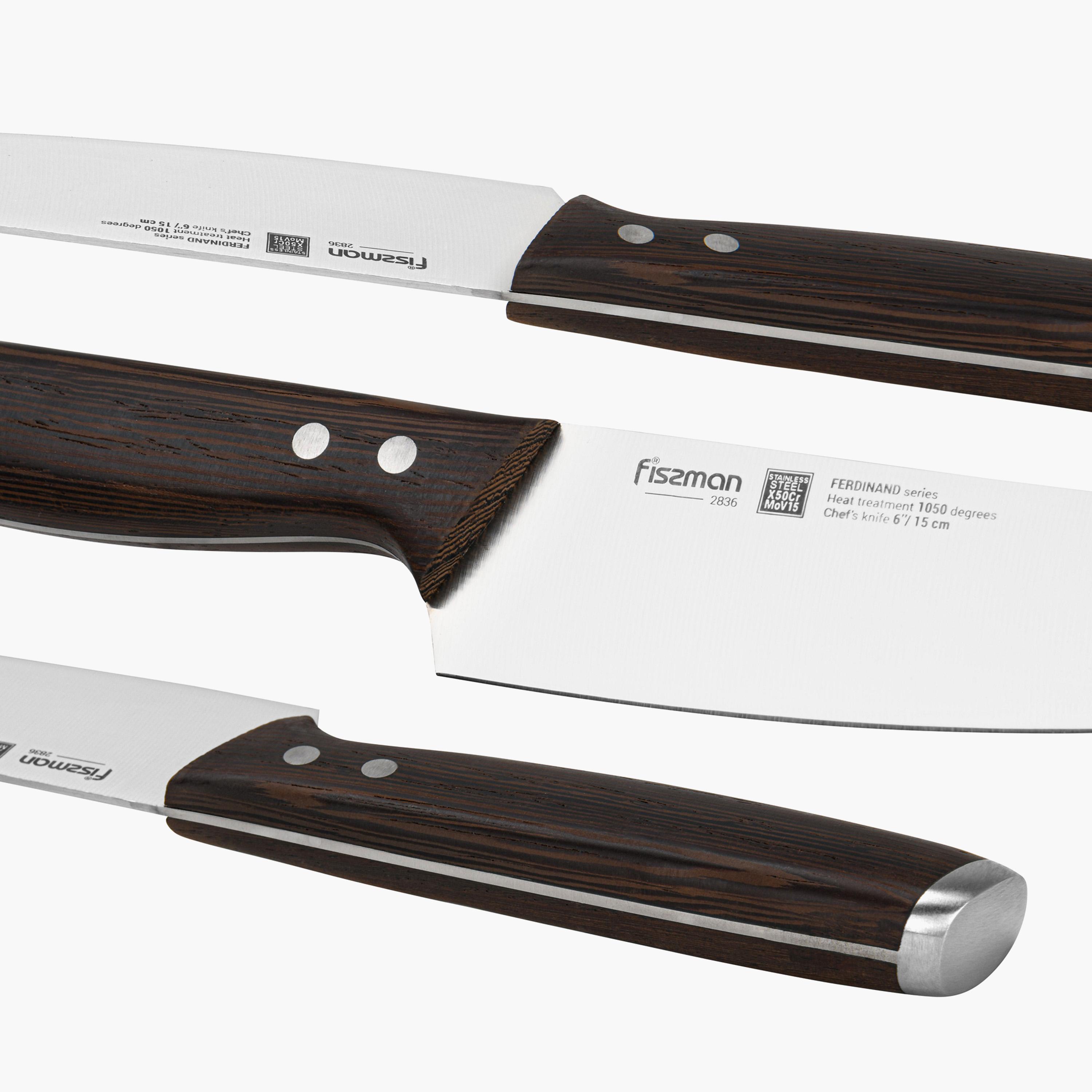 سكين شيف 6 بوصة ستانلس ستيل من فيسمان - فيرديناند-household-kitchen-kitchentoolsandutensils-knives-image-6
