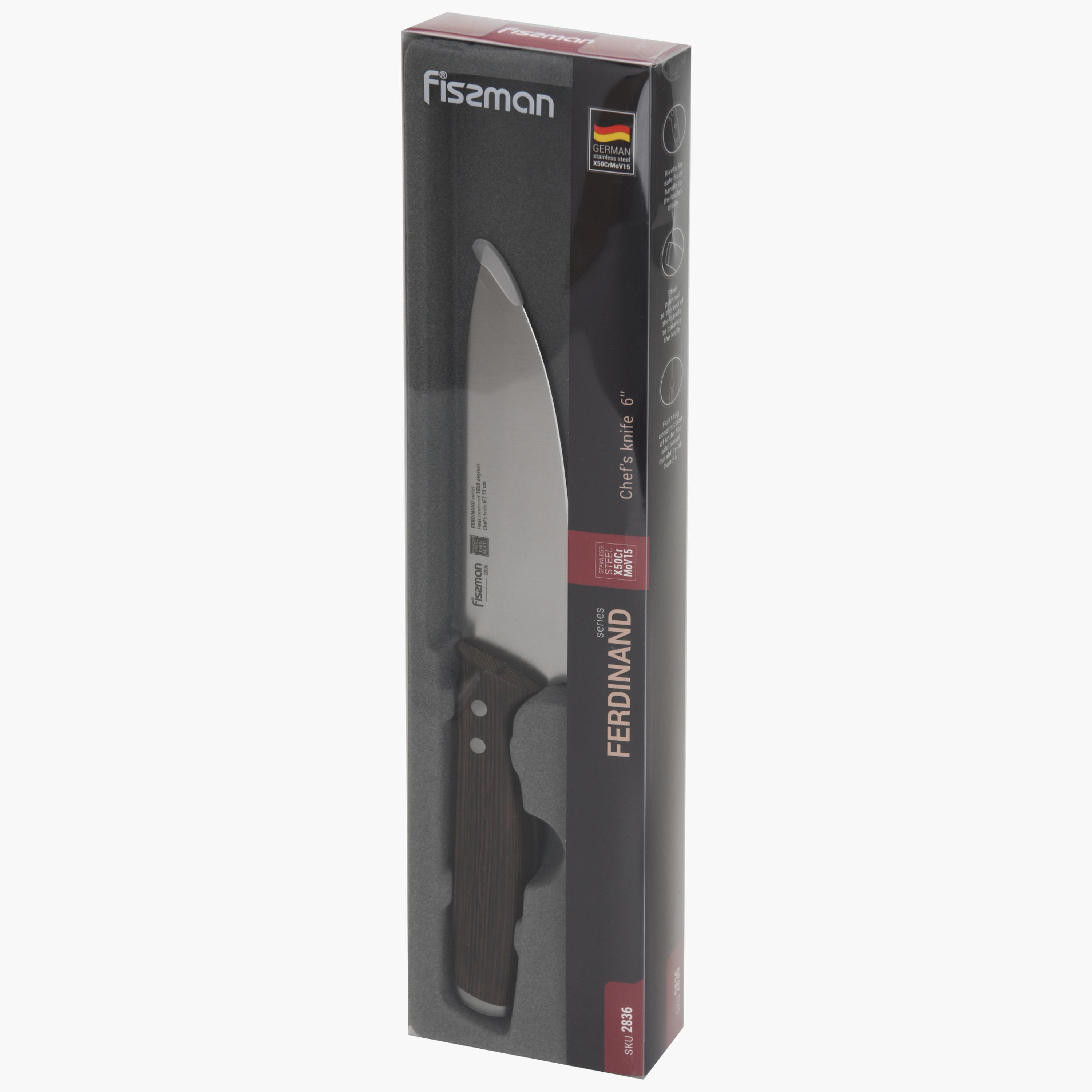 سكين شيف 6 بوصة ستانلس ستيل من فيسمان - فيرديناند-household-kitchen-kitchentoolsandutensils-knives-image-7