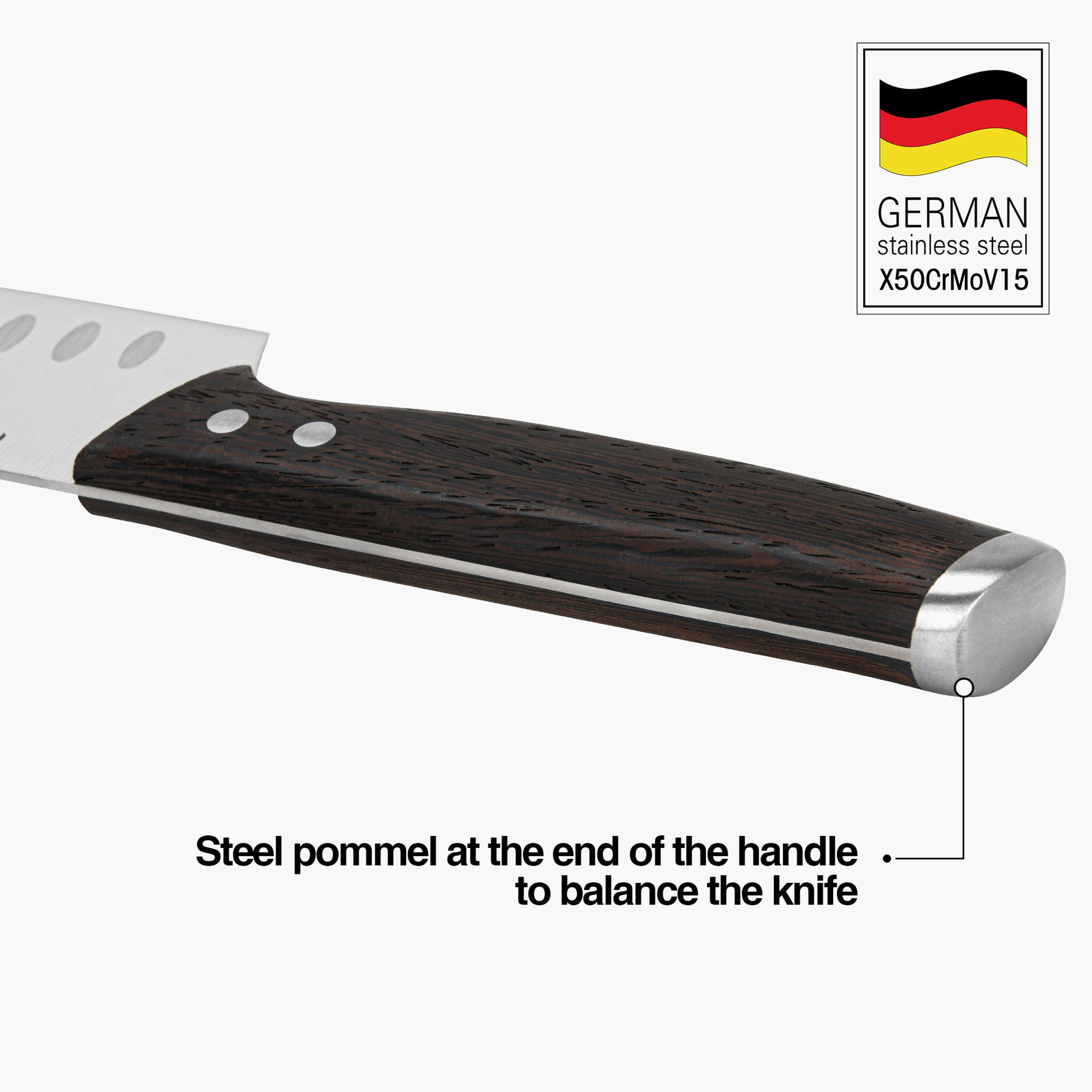 Ferdinand 7-inch Stainless Steel Santoku Knife-household-kitchen-kitchentoolsandutensils-knives-image-3