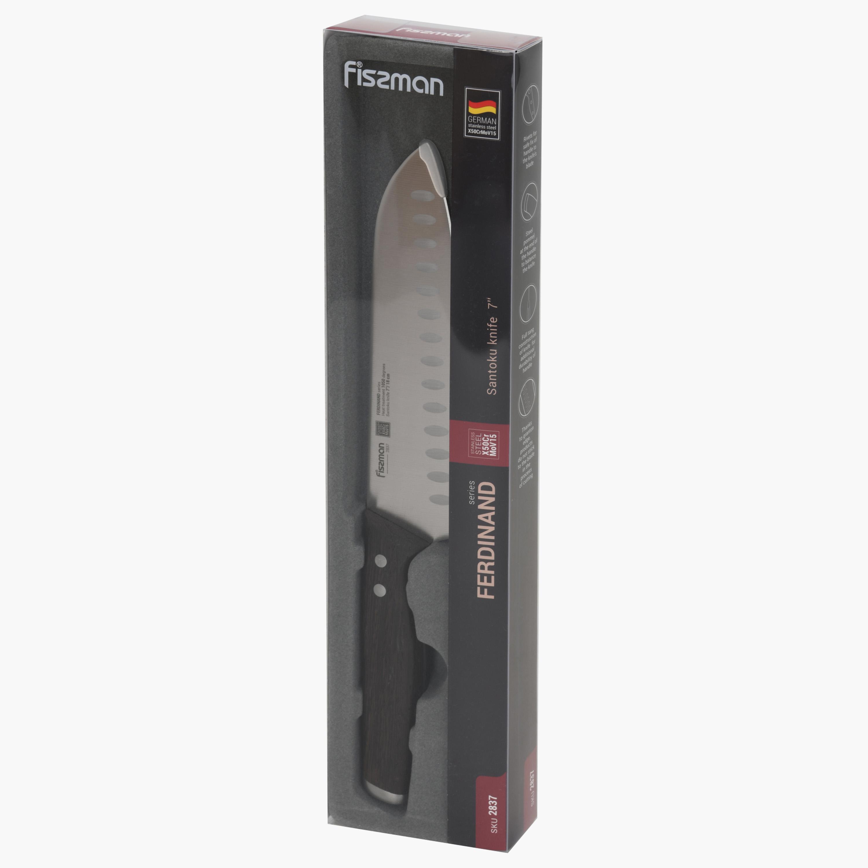 Ferdinand 7-inch Stainless Steel Santoku Knife-household-kitchen-kitchentoolsandutensils-knives-image-7