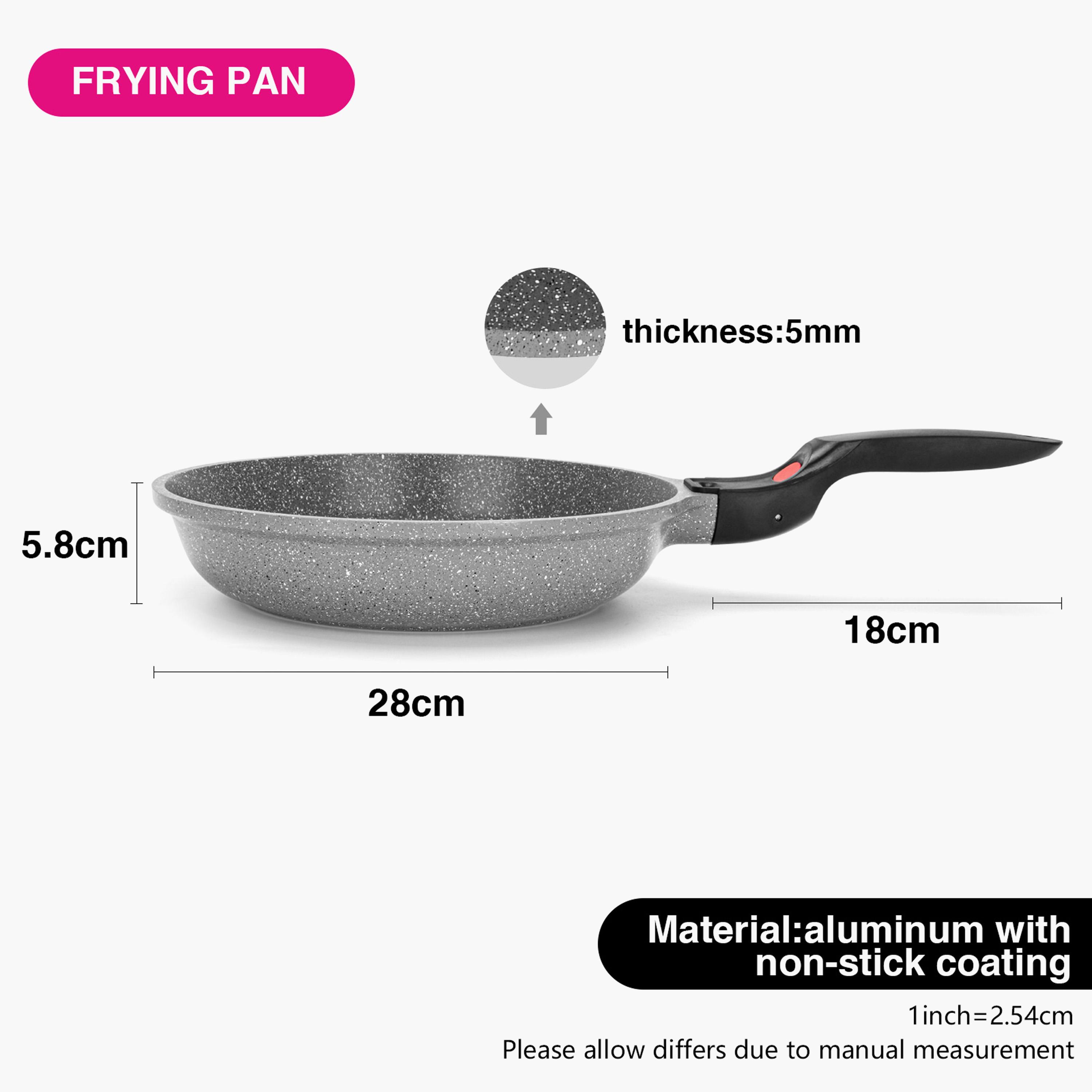 La Granite Frying Pan with Detachable Handle - 28 cms-household-kitchen-cookware-potsandpans-image-6