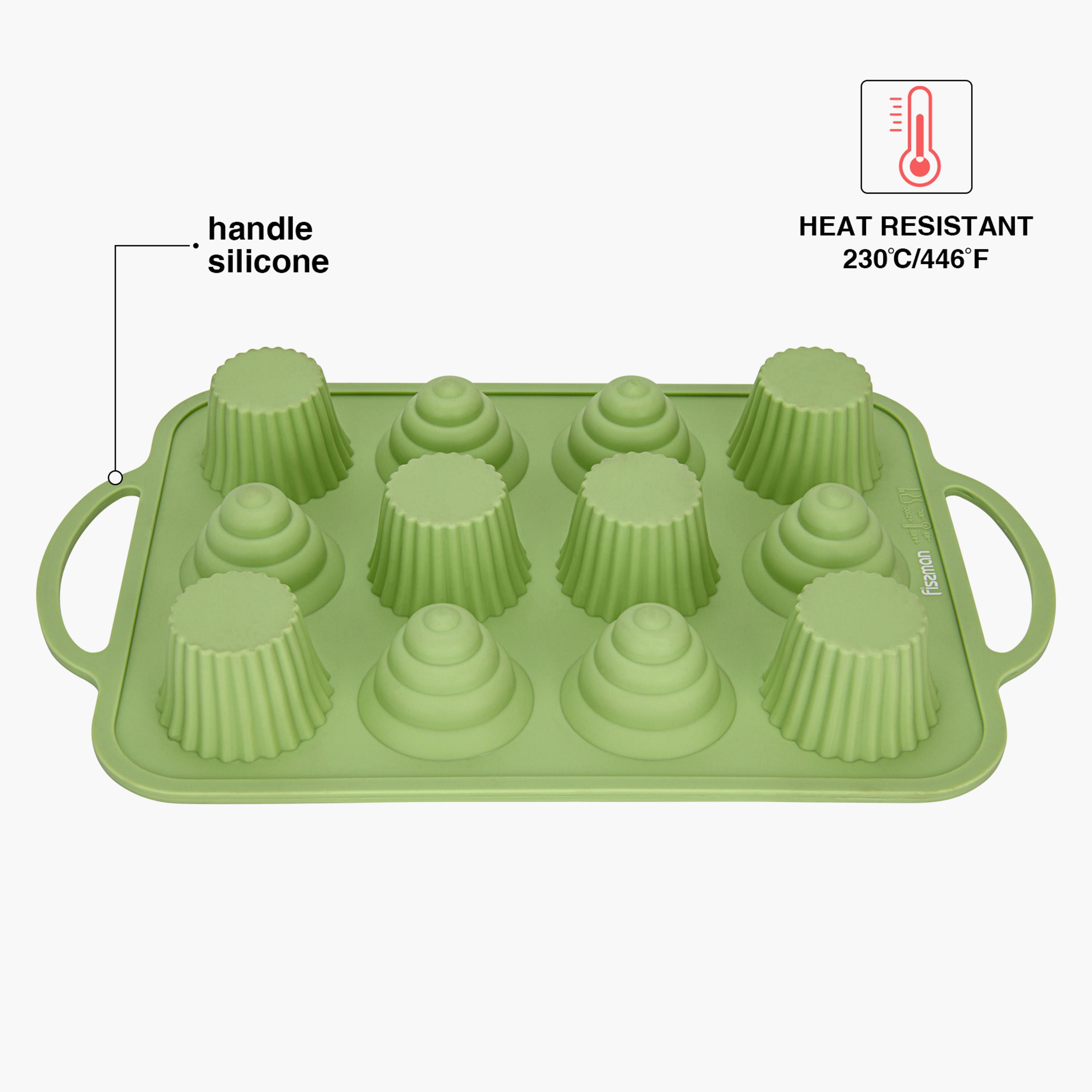 Silicone 12-Cup Cupcake Mould-household-kitchen-bakeware-bakingpansandmoulds-image-4