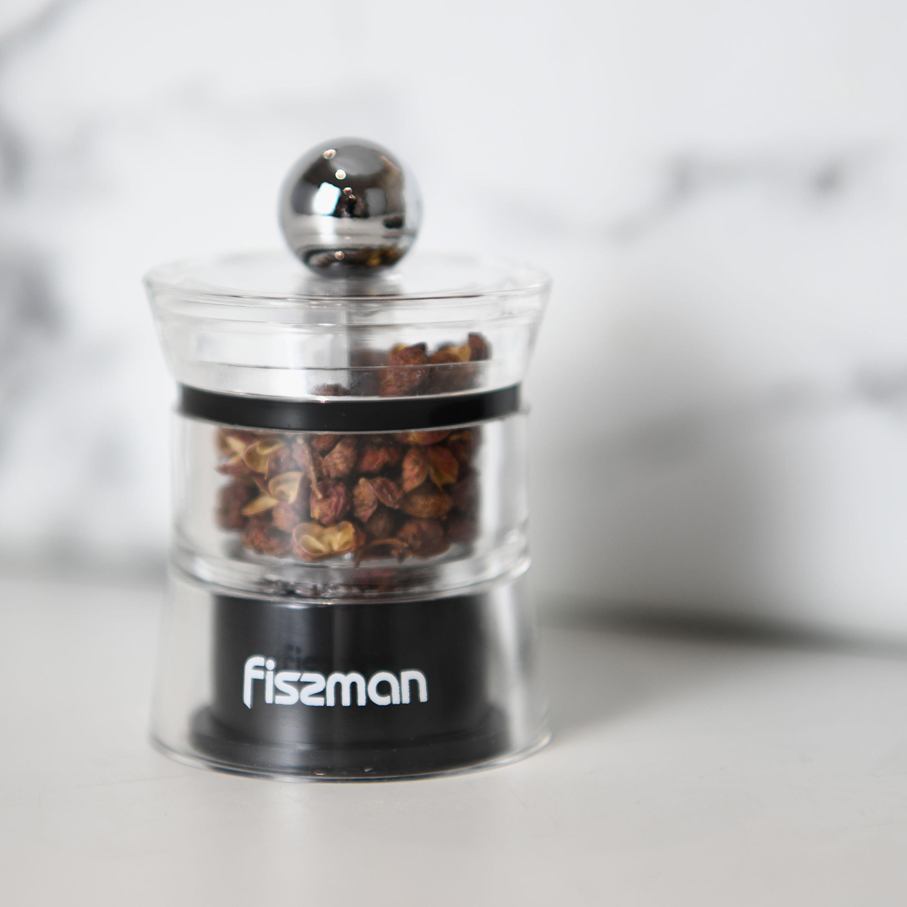مطحنة ملح وفلفل أكريليك من فيسمان-household-kitchen-foodstorage-saltandpeppershakers-image-1
