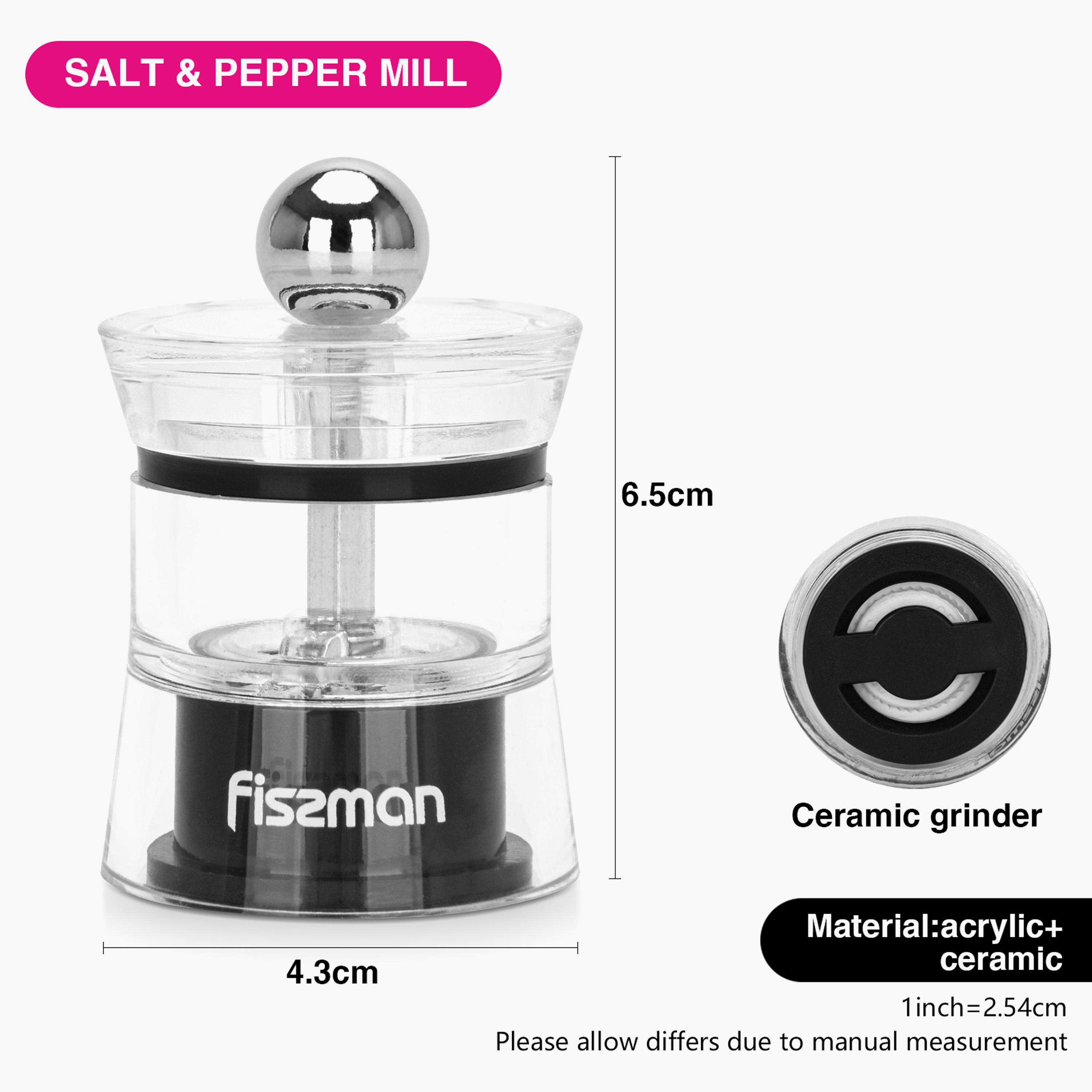مطحنة ملح وفلفل أكريليك من فيسمان-household-kitchen-foodstorage-saltandpeppershakers-image-6