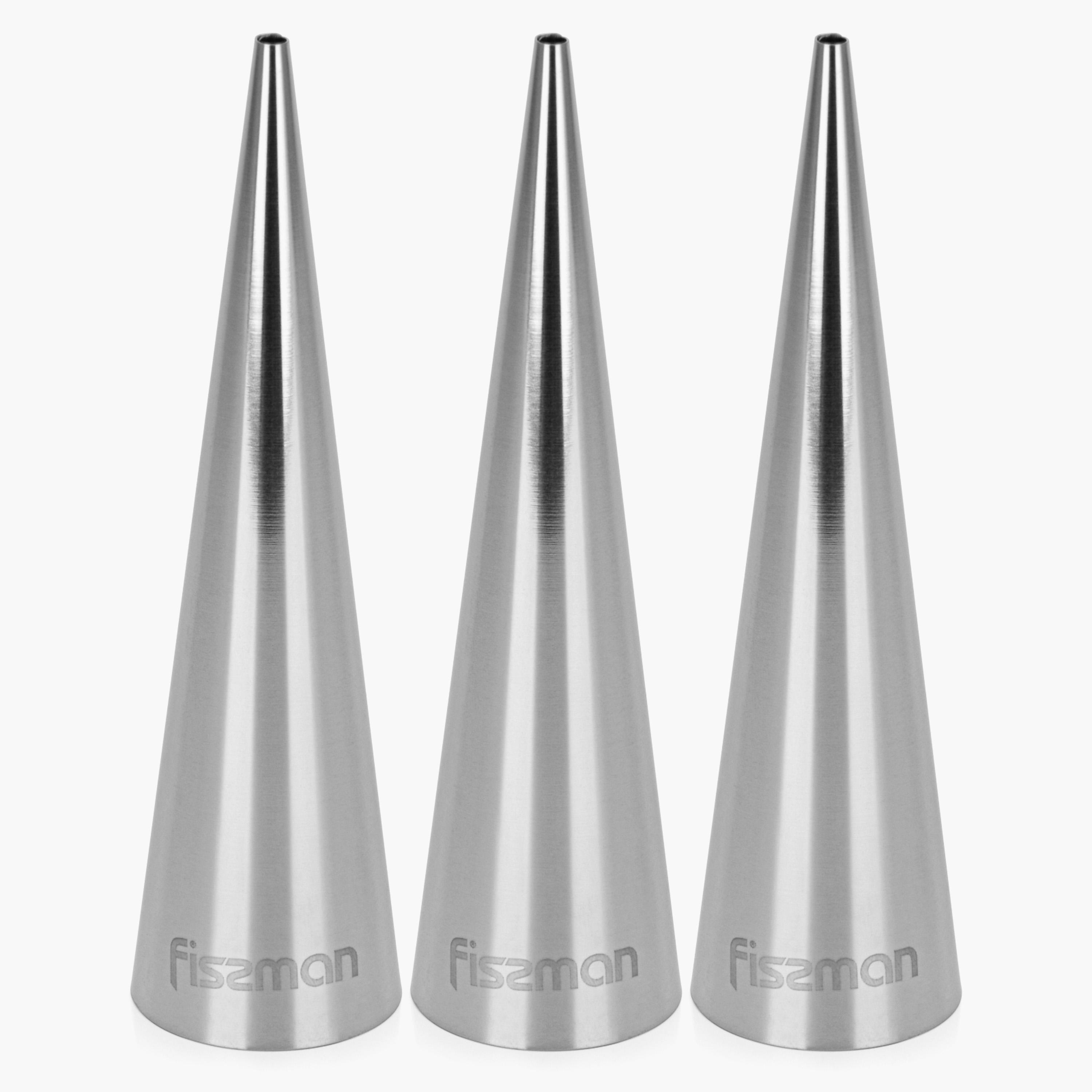 Stainless Steel Cream Nozzle Tip - Set of 3-household-kitchen-bakeware-bakingtoolsandaccessories-image-1