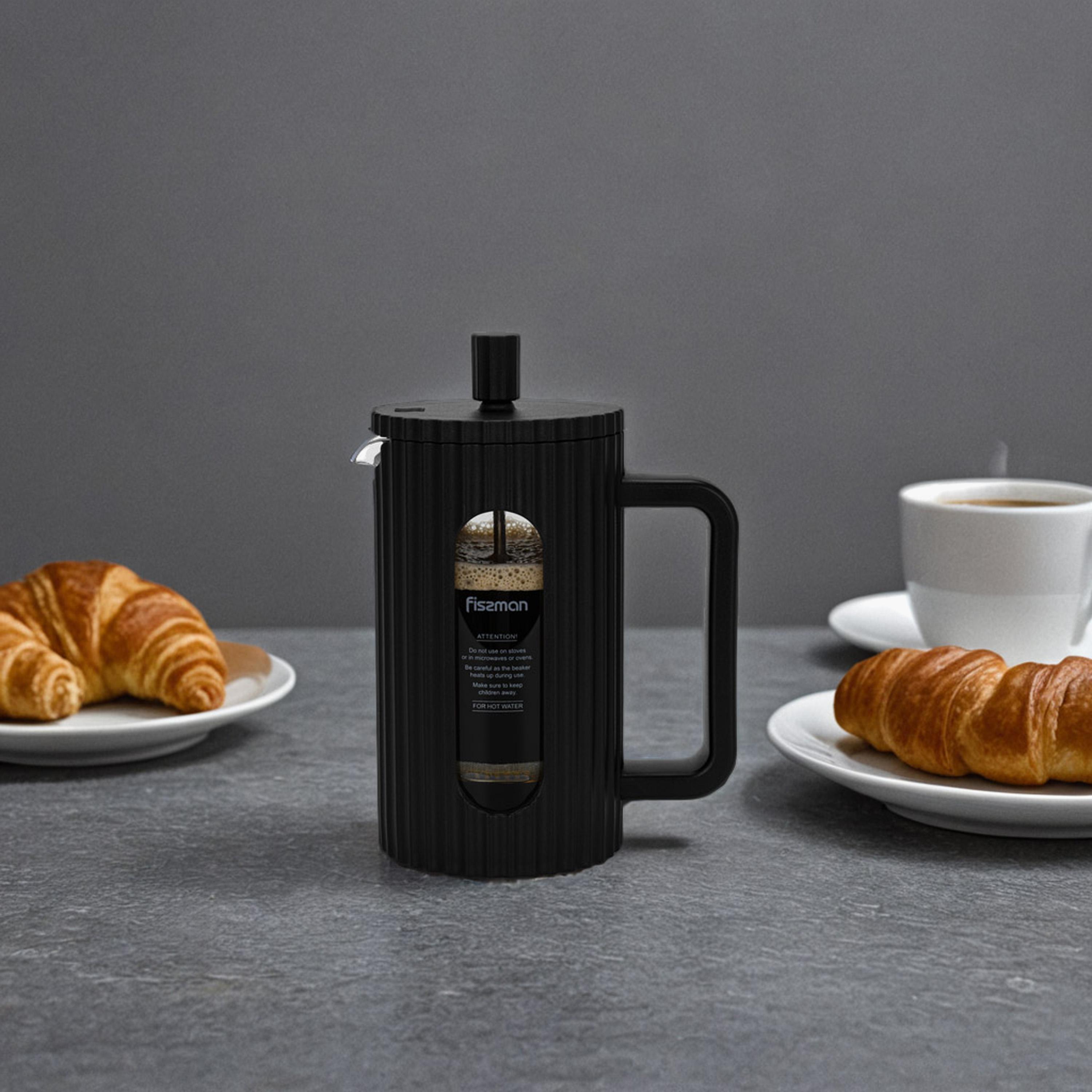 Heat-Resistant Borosilicate Glass French Press - 600 ml-household-dining-teaandcoffee-vacuumflaskscoffeeandteapots-image-1