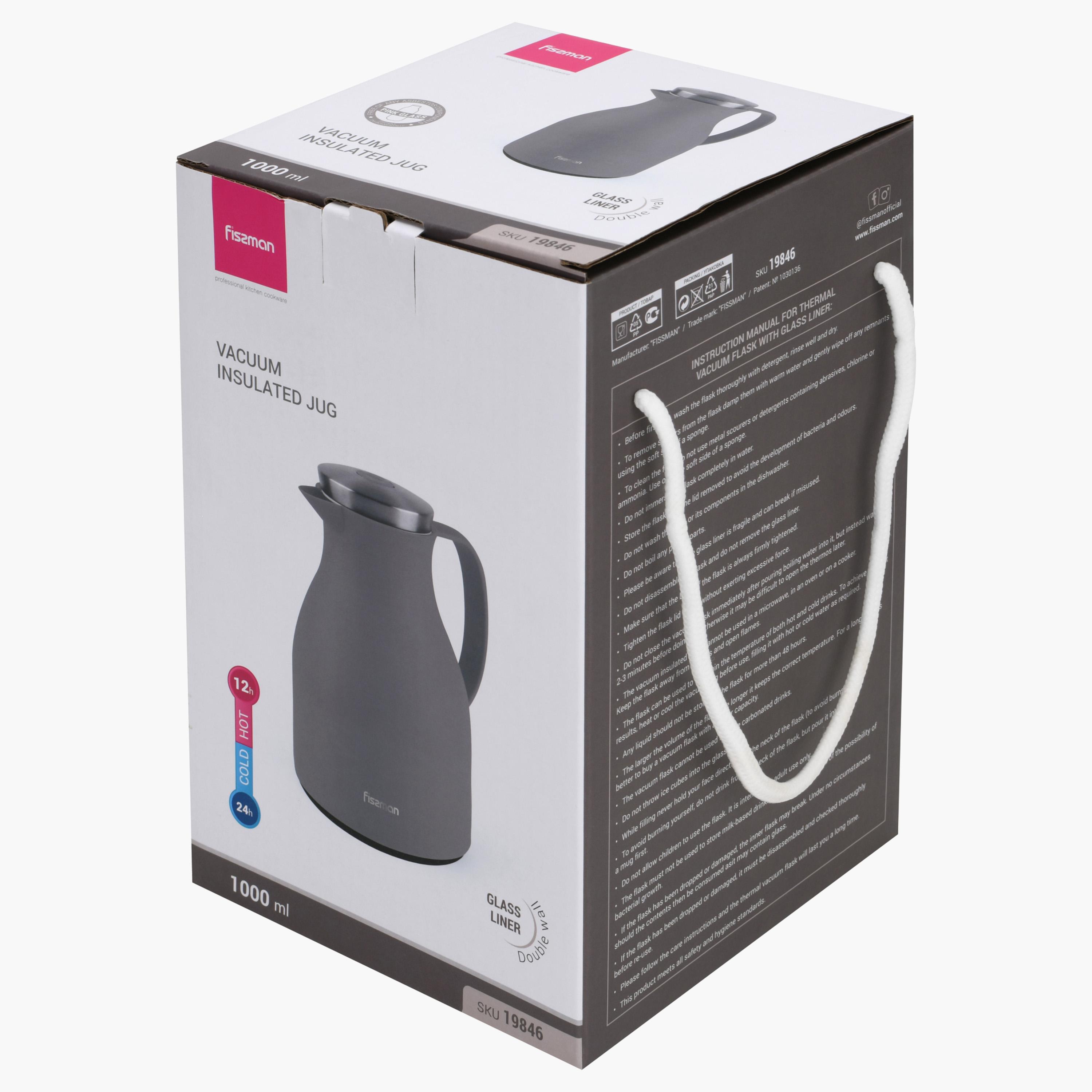 Vacuum Insulated Flask - 1 L-household-dining-teaandcoffee-vacuumflaskscoffeeandteapots-image-7