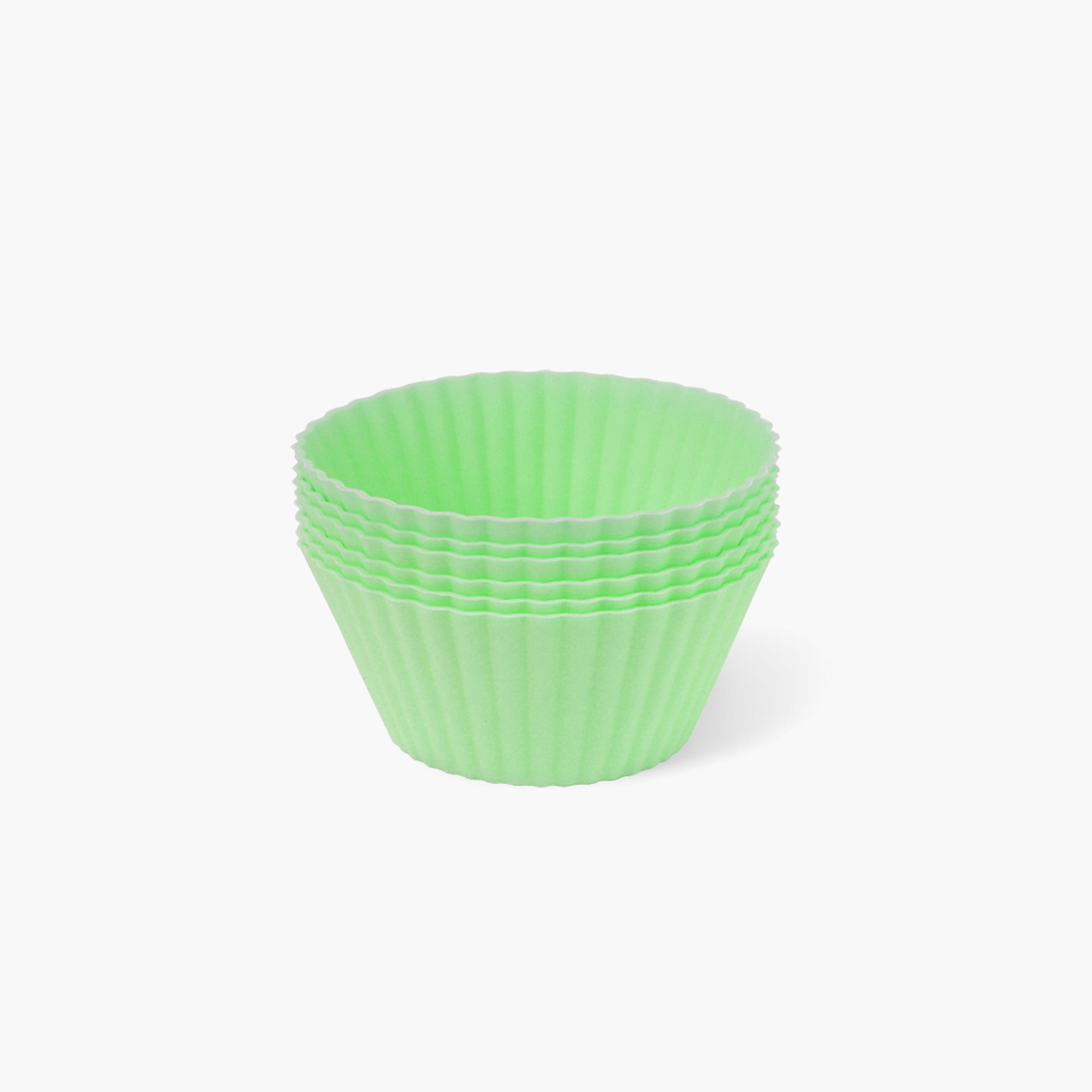 Silicone 6-Piece Cupcake Mould Set-household-kitchen-bakeware-bakingpansandmoulds-image-1