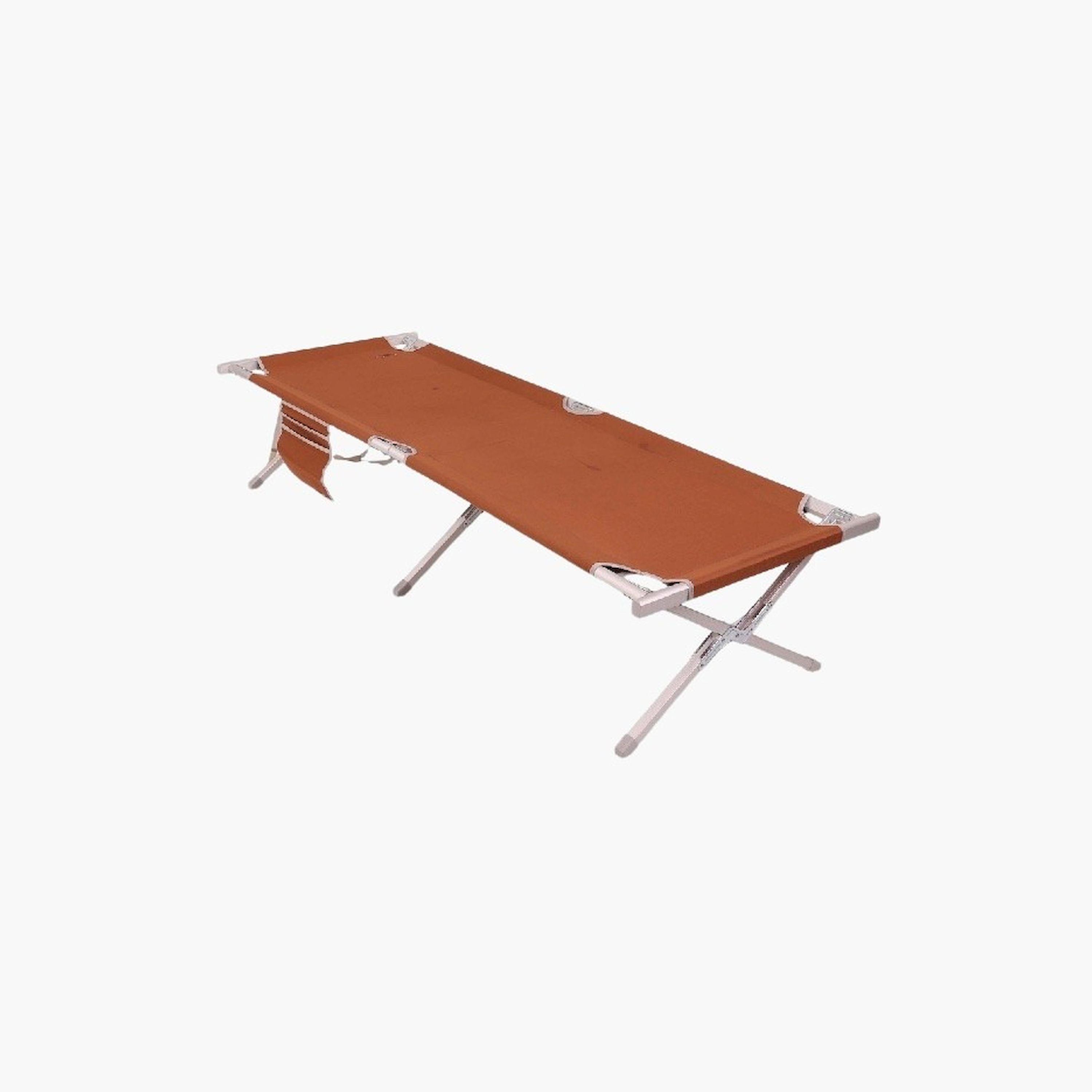 Kadi Camping Cot With Side Pocket - Polyester and Aluminum 190 x 41 x 65cm CMI-PIF008-sports-gear-campingandhiking-image-1