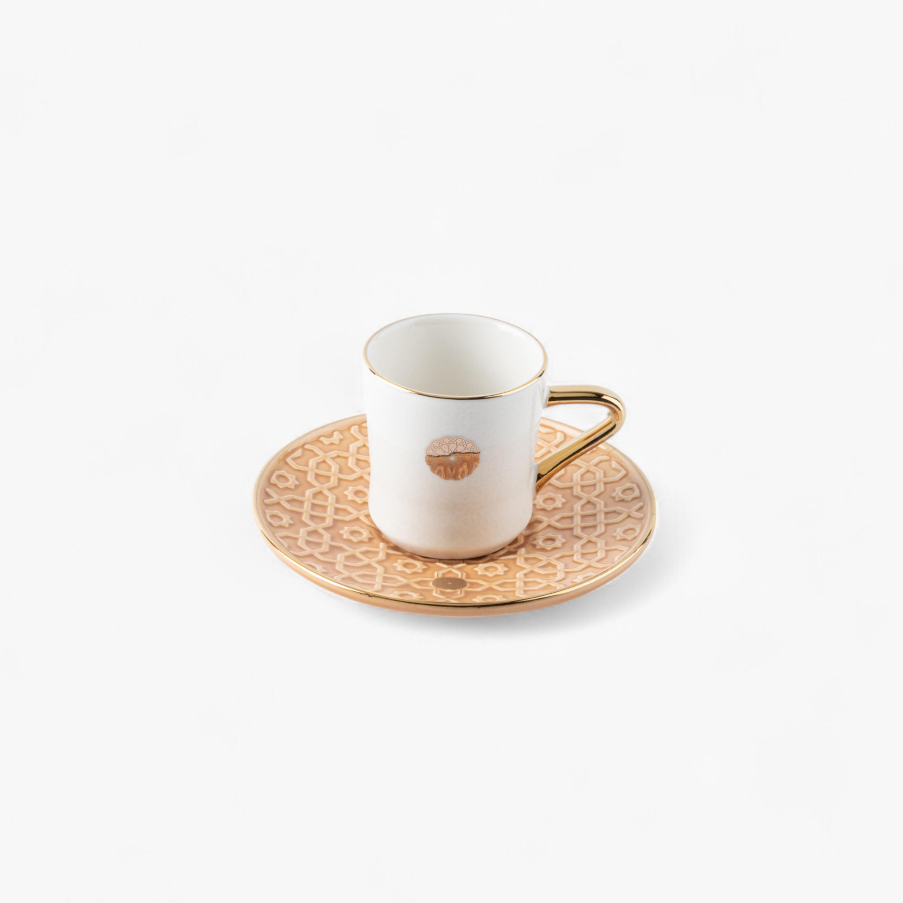طقم فناجين قهوة وصحون بورسلان 12 قطعة من أوتانتيك-household-dining-teaandcoffee-teaandcoffeesets-image-5
