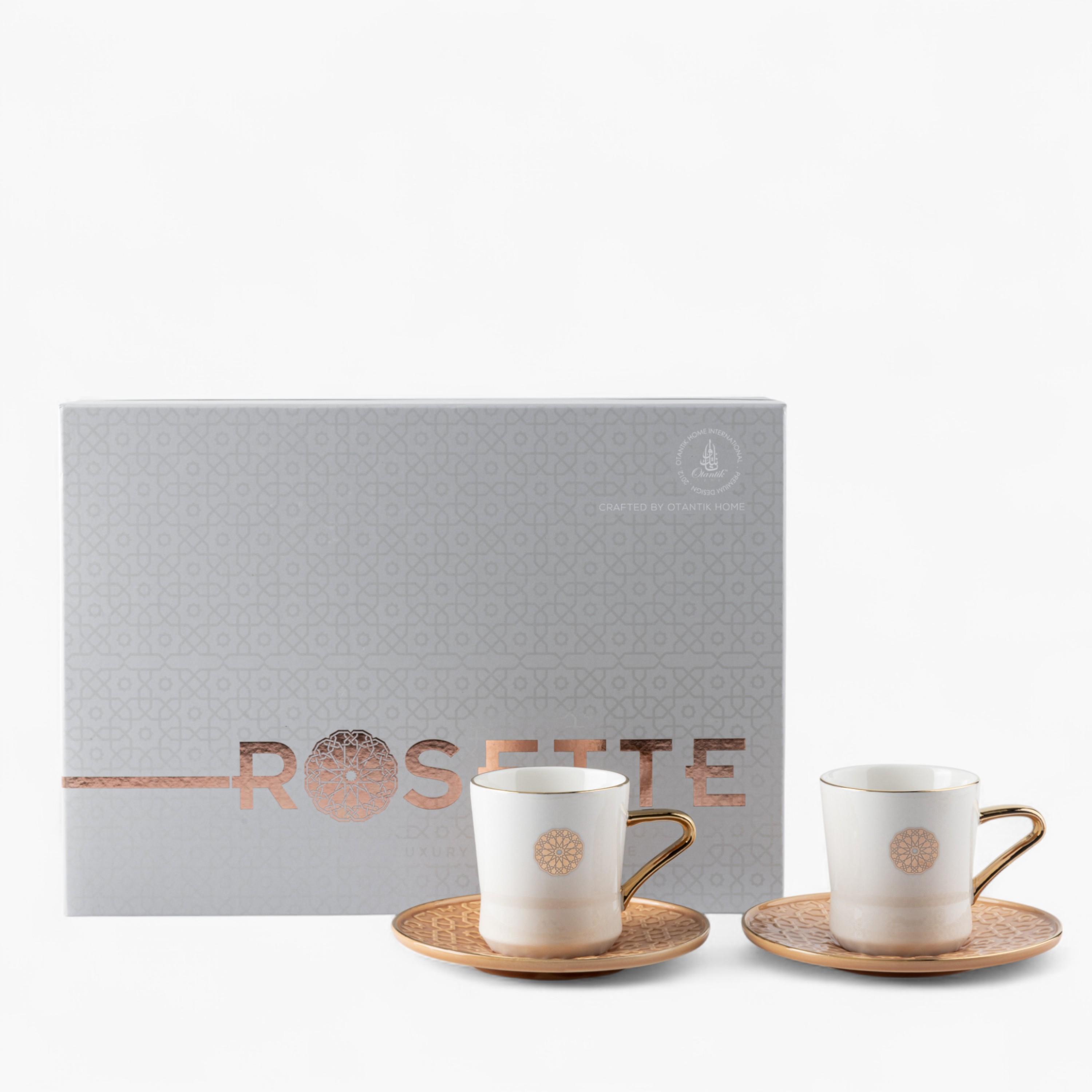 طقم فناجين وصحون منقوشة 12 قطعة من أوتانتيك-household-dining-teaandcoffee-teaandcoffeesets-image-2