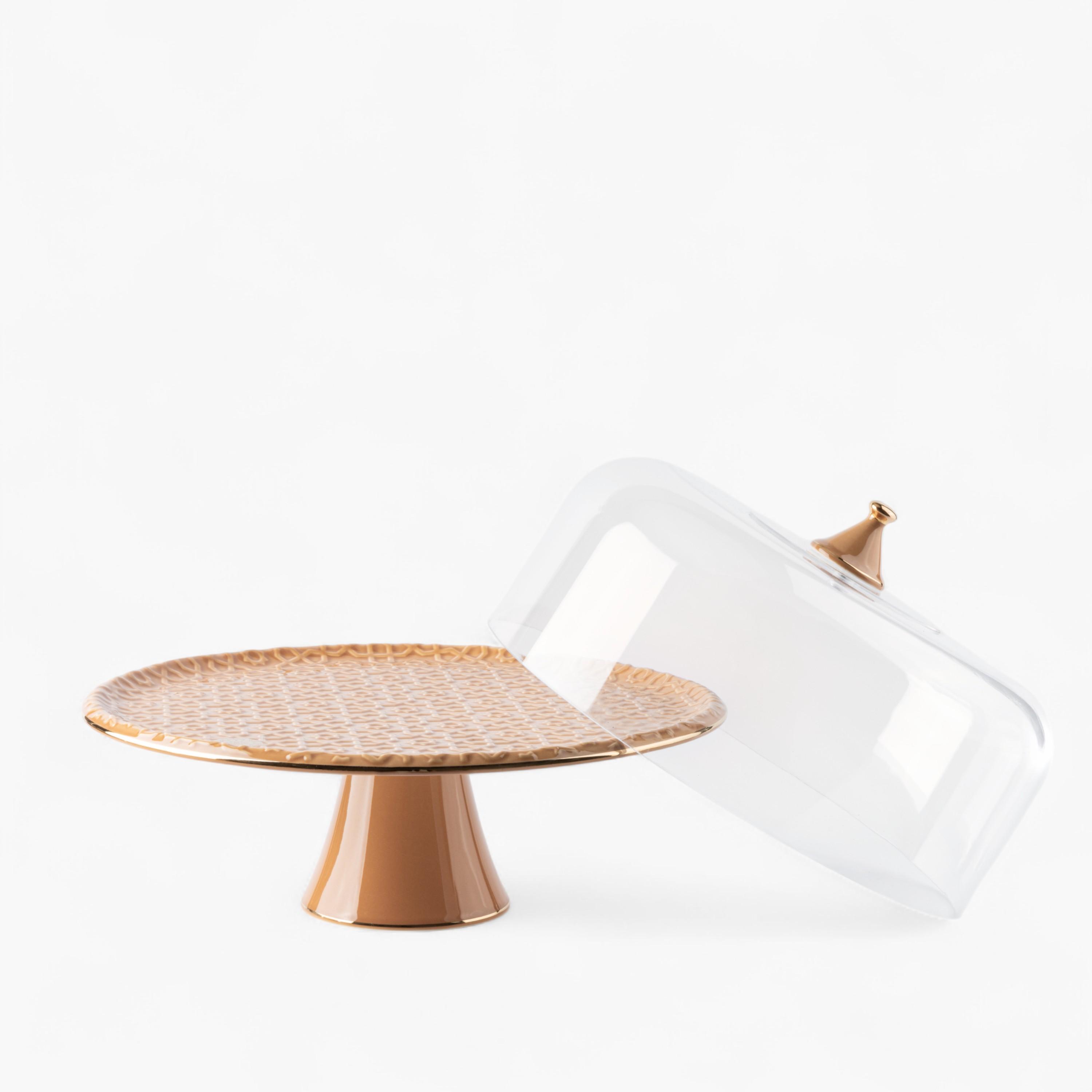 طقم تقديم كيك منقوش 9 قطع من أوتانتيك-household-dining-serveware-cakestands-image-2