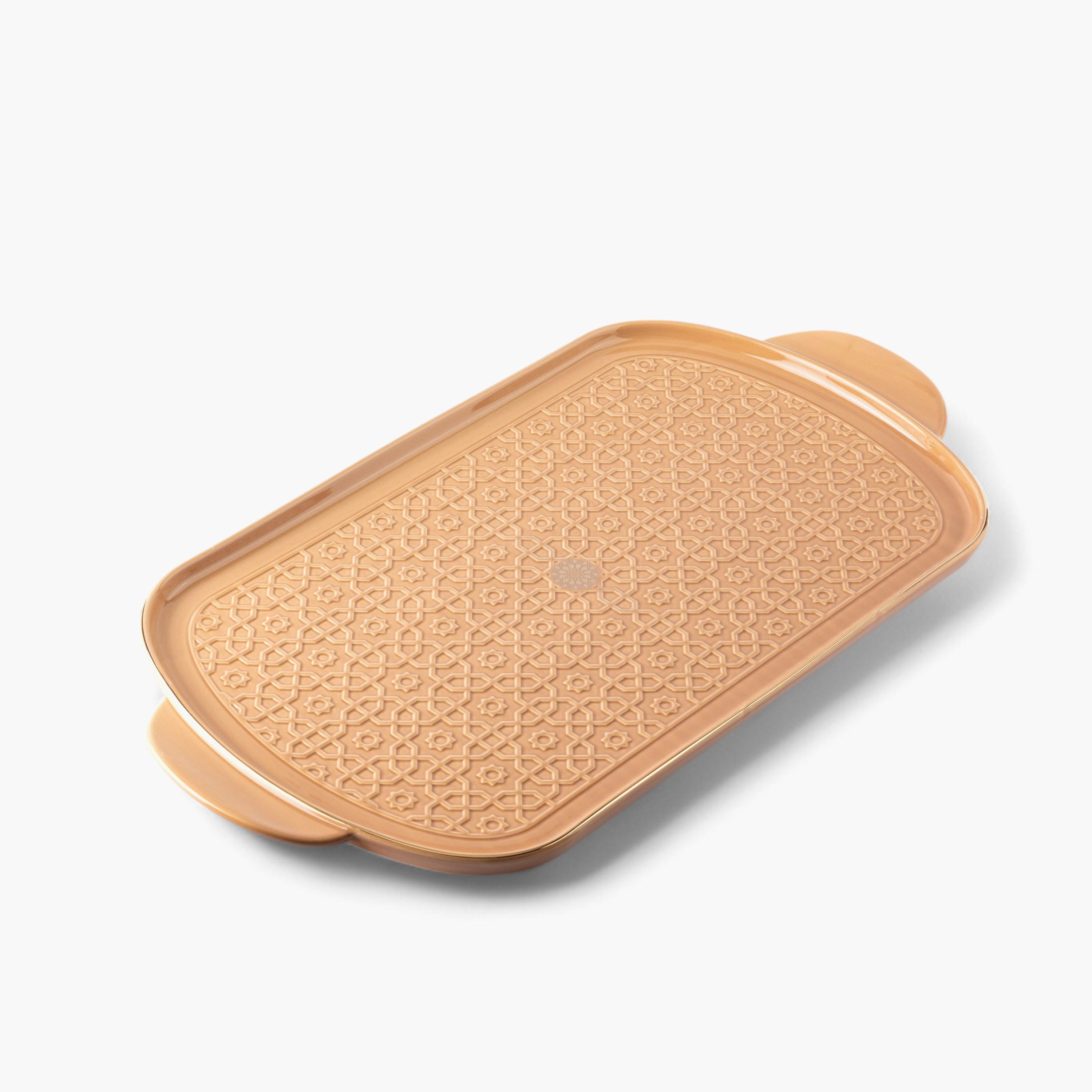 صينية تقديم منقوشة من أوتانتيك-household-dining-serveware-servingtrays-image-1