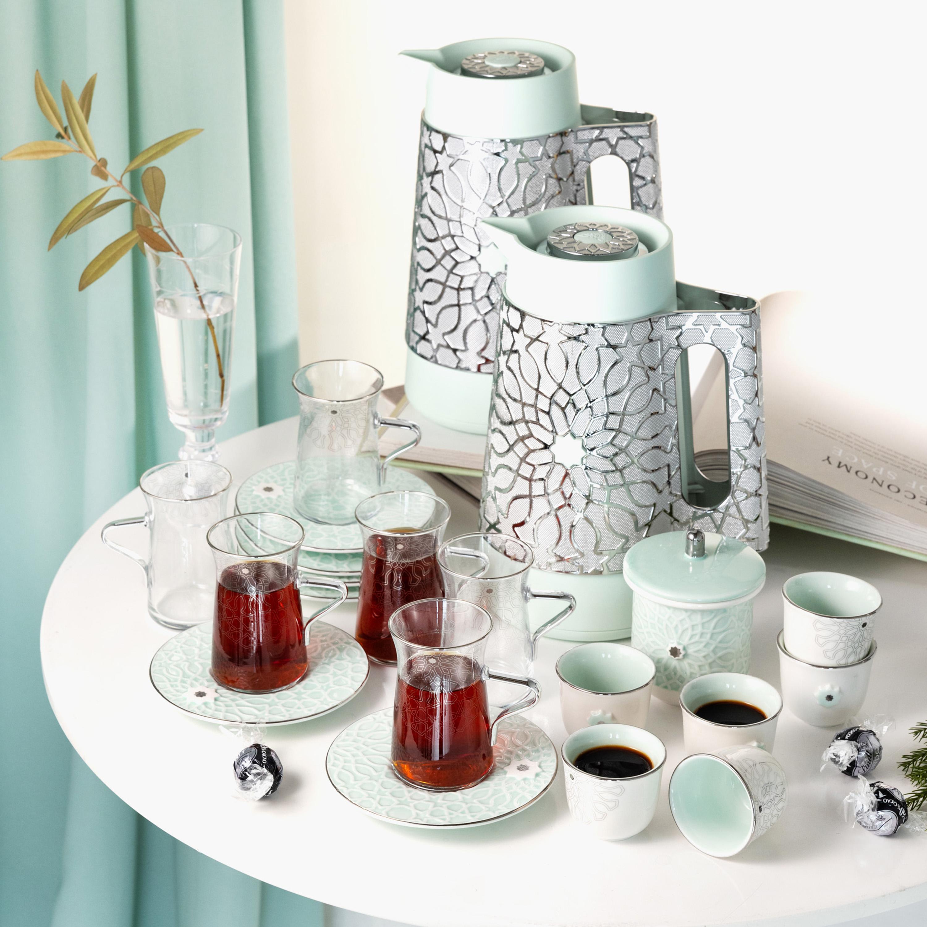 Calligraphy 21-Piece Kahwa Set-household-dining-teaandcoffee-teaandcoffeesets-image-1