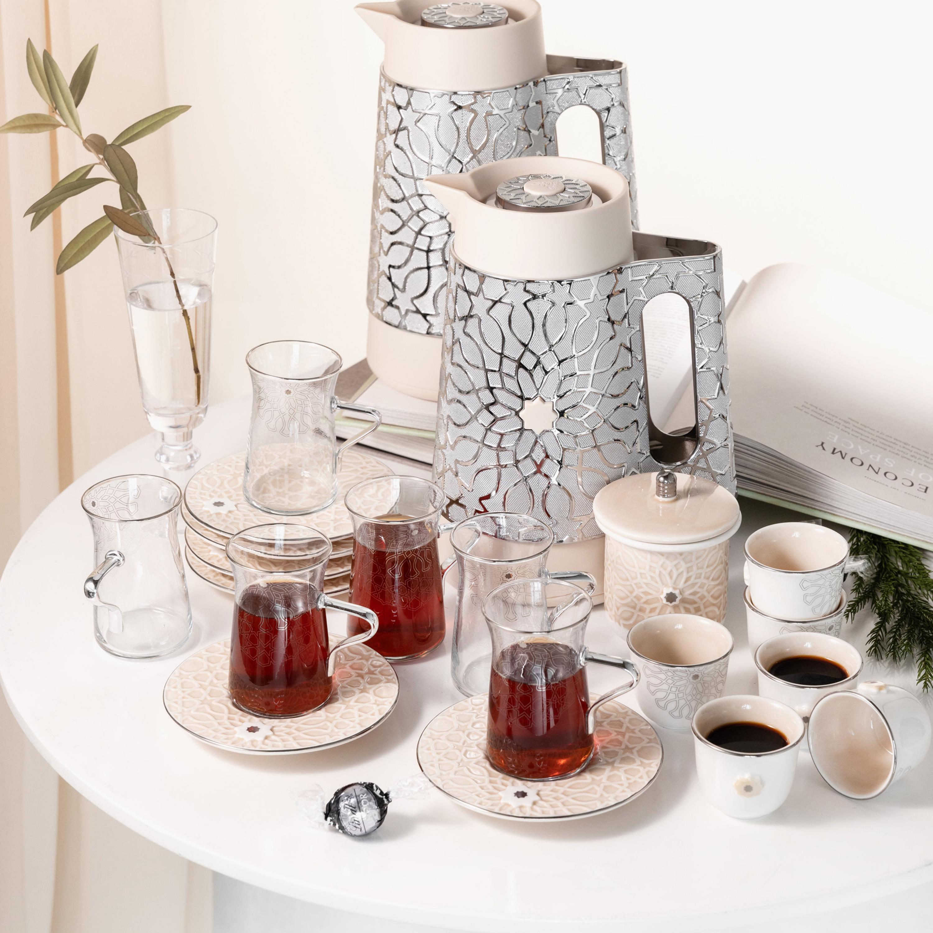 طقم قهوة 21 قطعة من أوتانتيك-household-dining-teaandcoffee-teaandcoffeesets-image-1