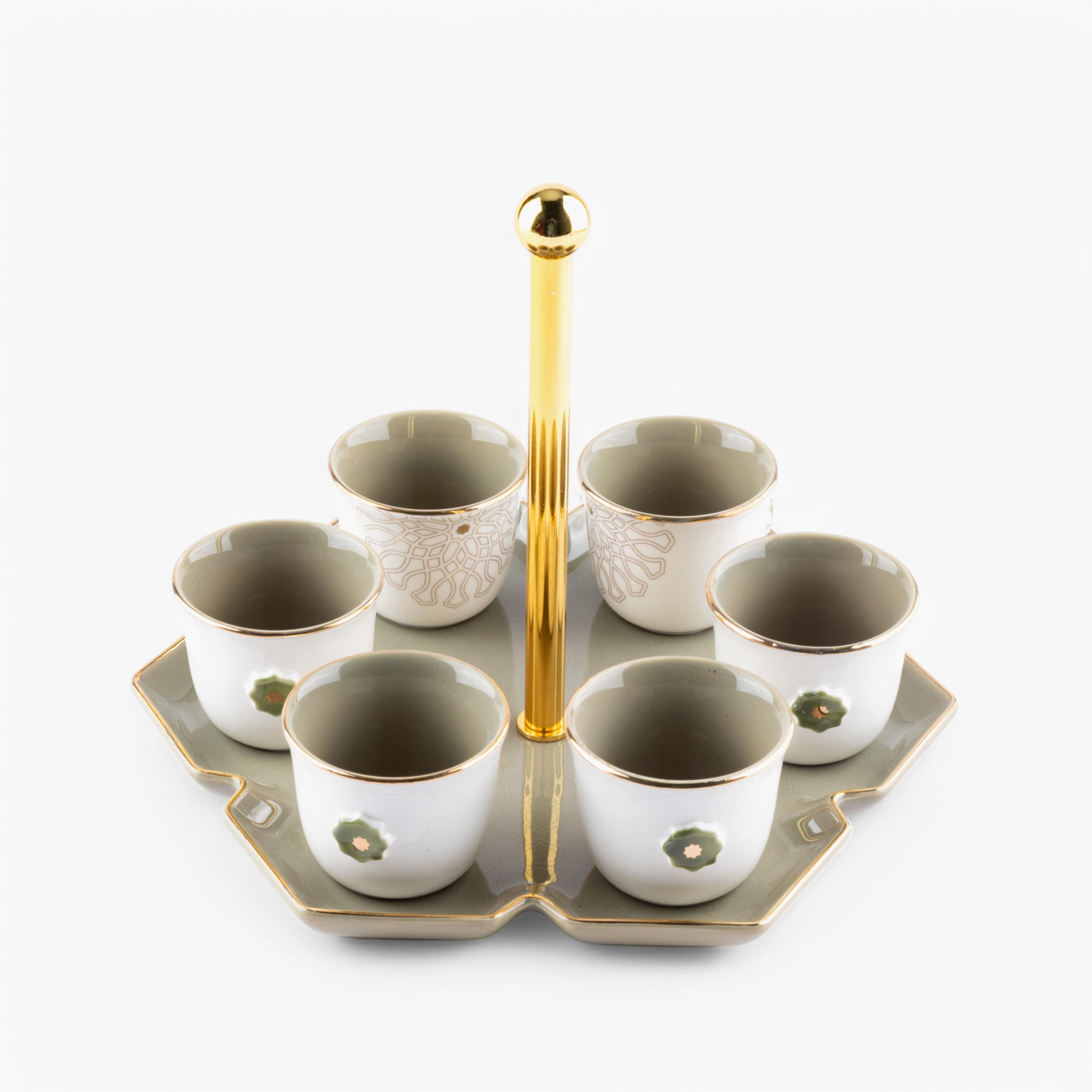Printed 6-Piece Kahwa Cup Set with Tray and Stand-household-dining-teaandcoffee-teaandcoffeesets-image-4