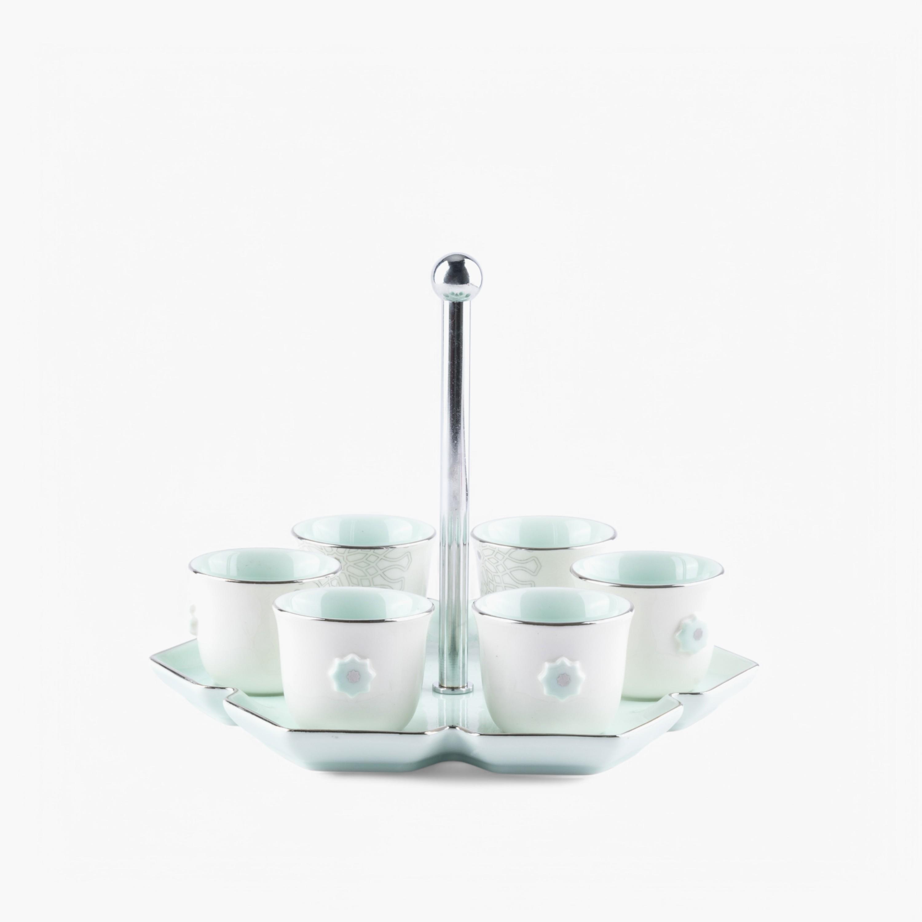 طقم أكواب قهوة 6 قطع مع صينية وحامل من أوتانتيك-household-dining-teaandcoffee-teaandcoffeesets-image-5