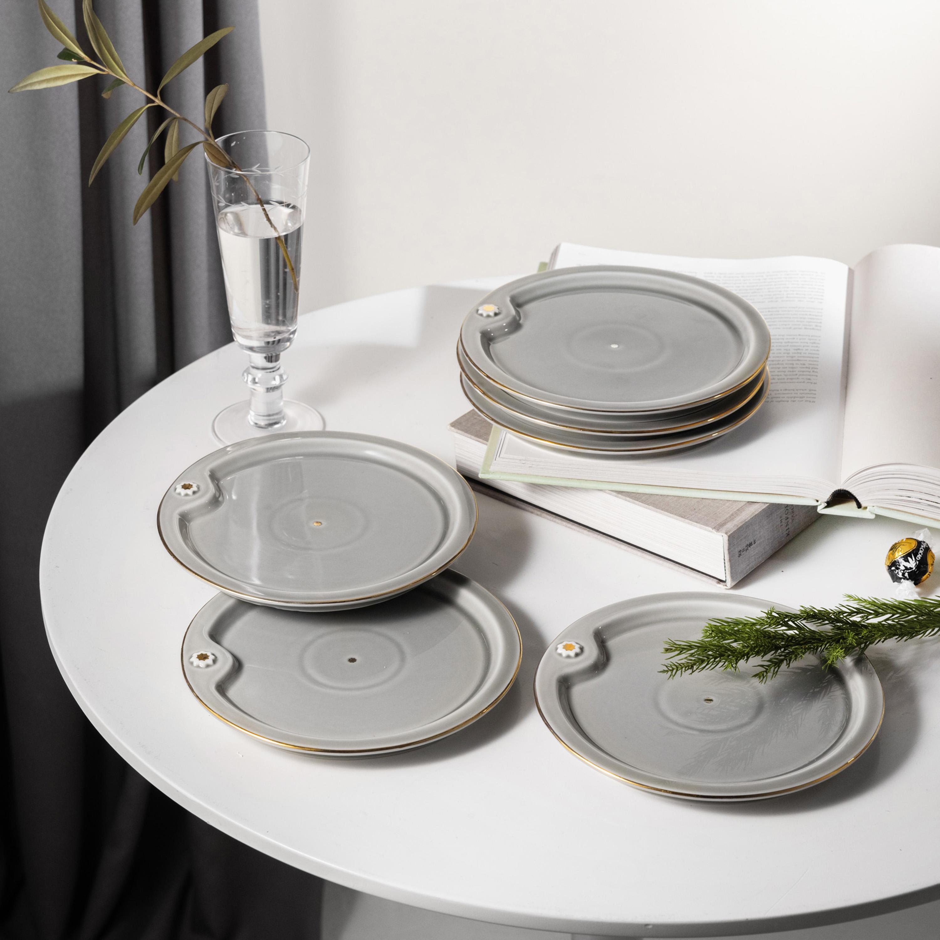 Porcelain 6-Piece Cake Serving Set-household-dining-serveware-cakestands-image-1