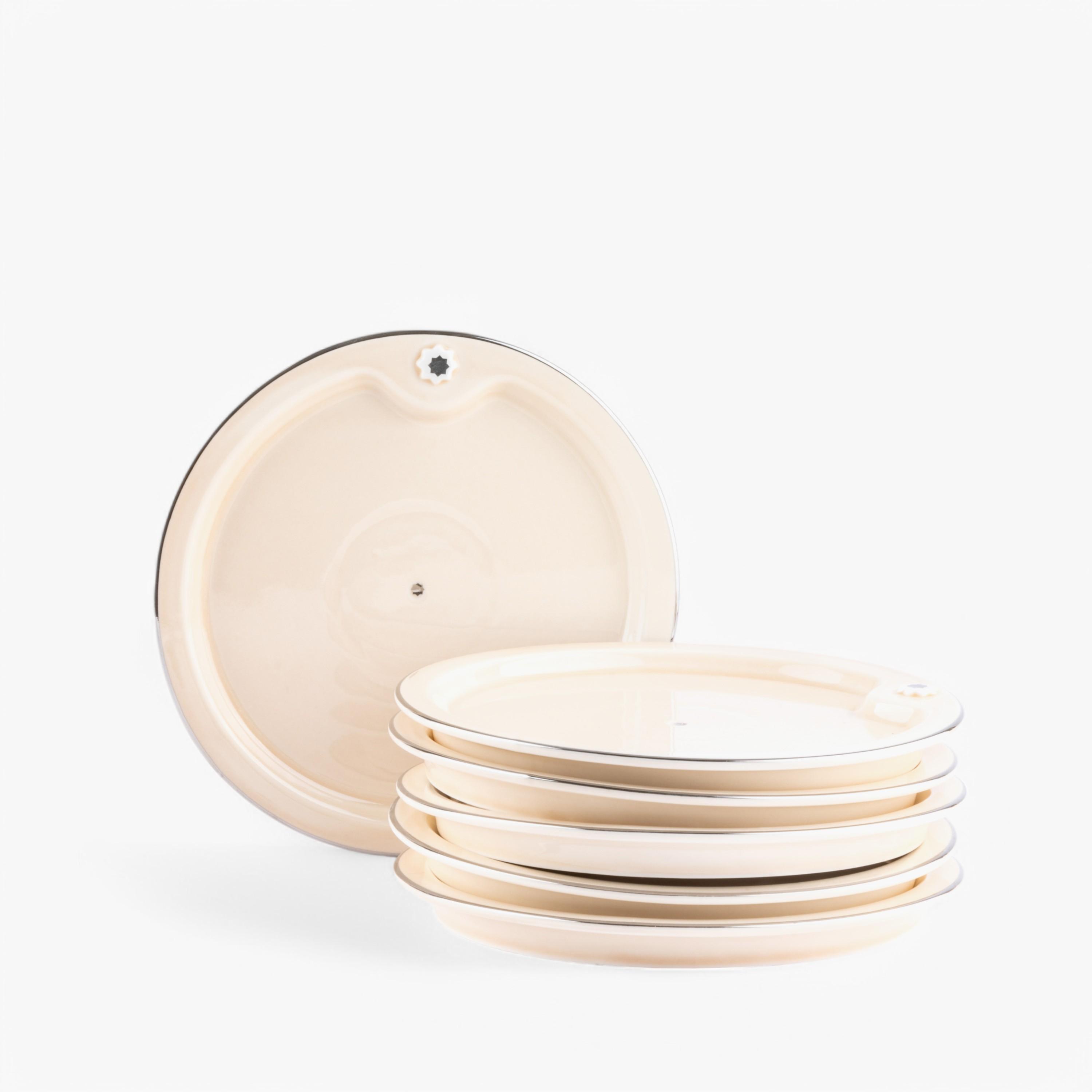 Porcelain 6-Piece Cake Serving Set-household-dining-serveware-cakestands-image-2