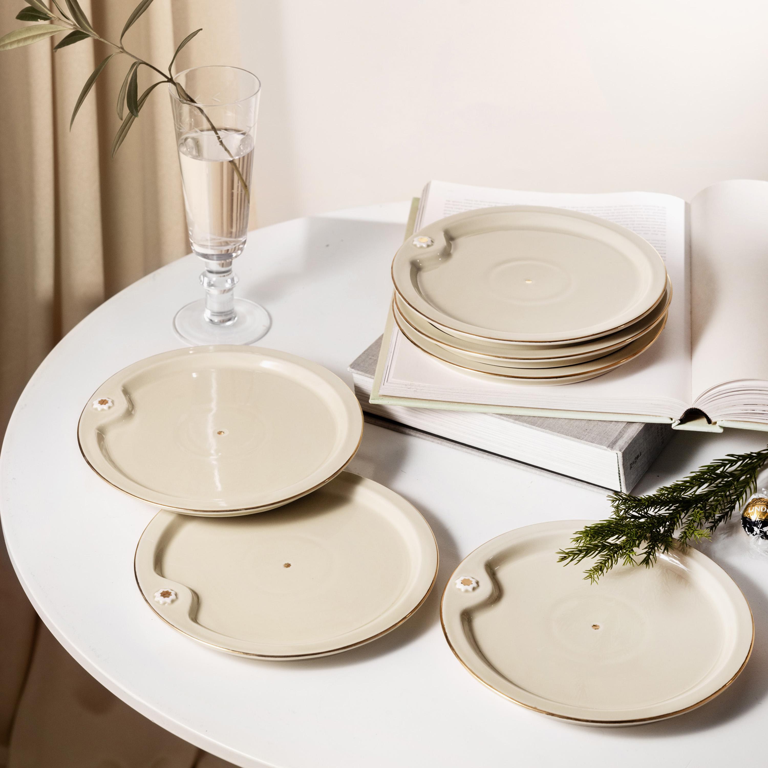 Porcelain 6-Piece Dessert Serving Stand Set-household-dining-serveware-cakestands-image-1