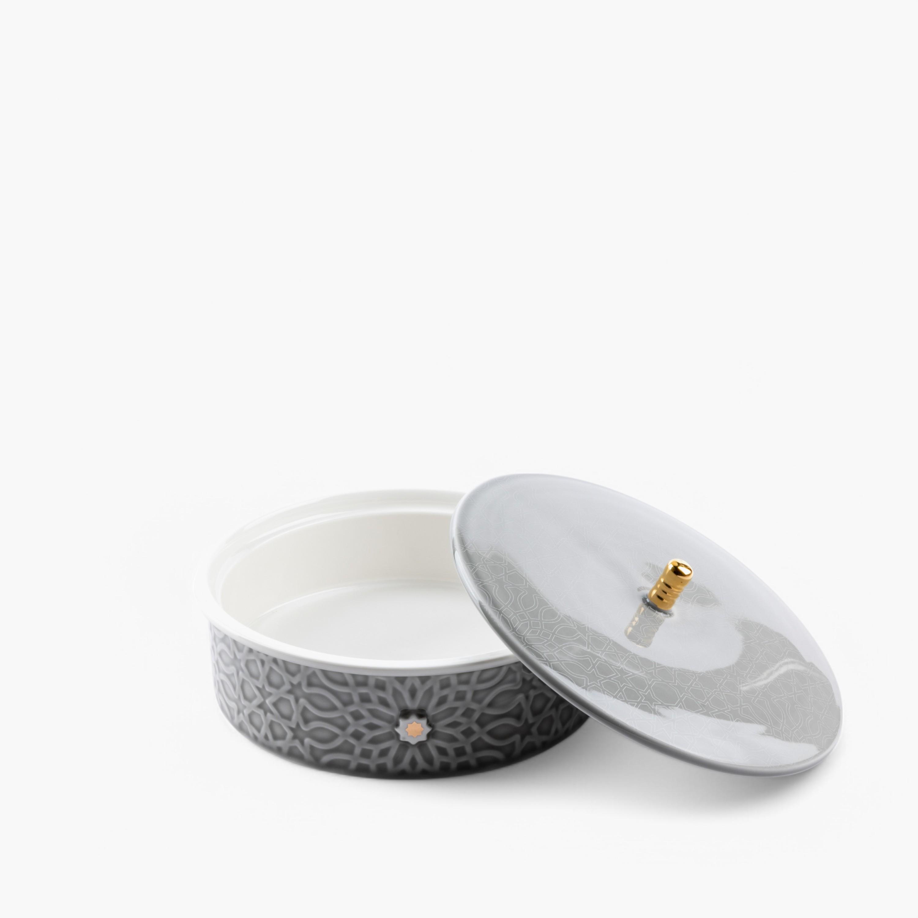 وعاء تقديم تمر ومكسرات بورسلان بارز الملمس من أوتانيك-household-dining-dinnerware-bowls-image-3