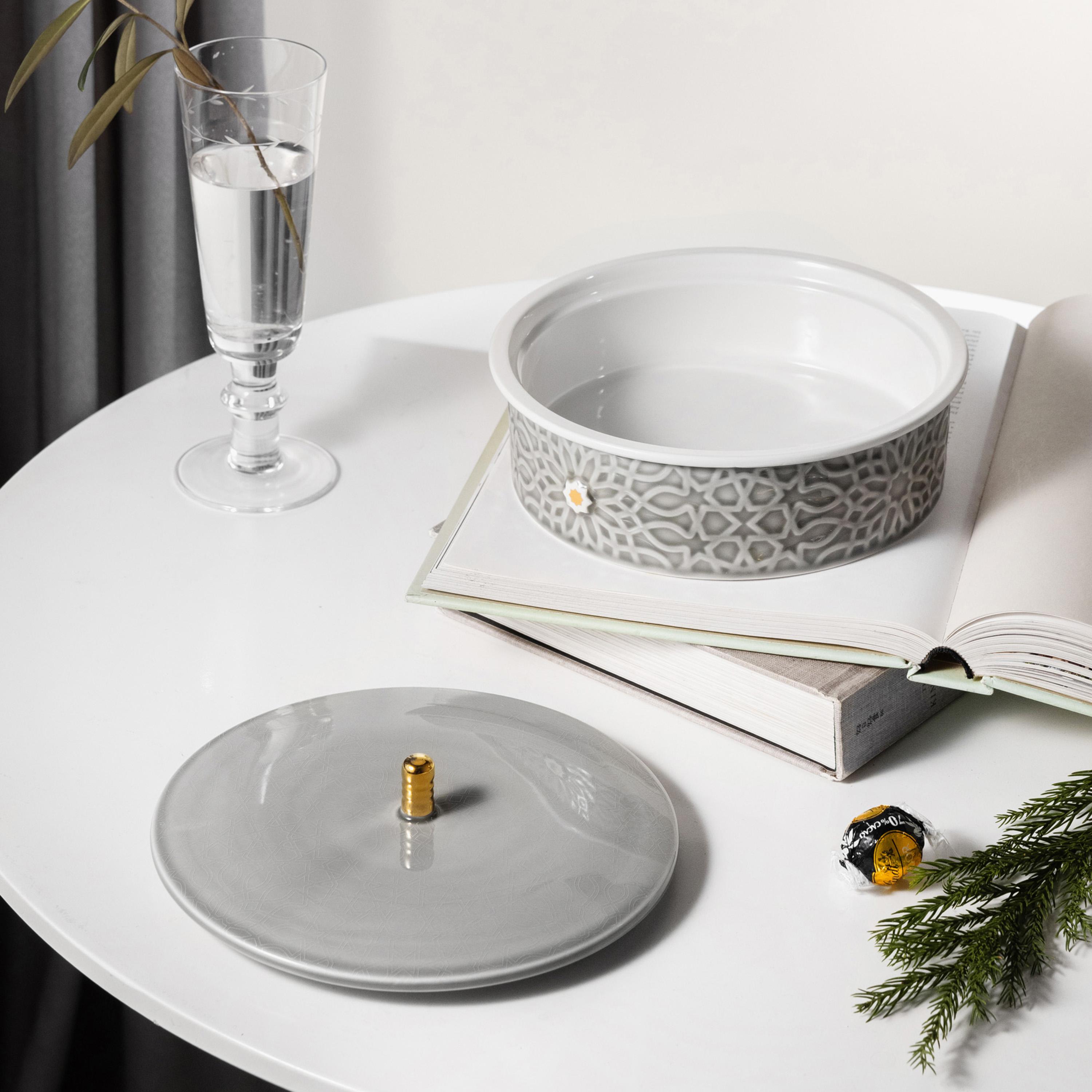 وعاء تقديم تمر ومكسرات بورسلان بارز الملمس من أوتانيك-household-dining-dinnerware-bowls-image-1
