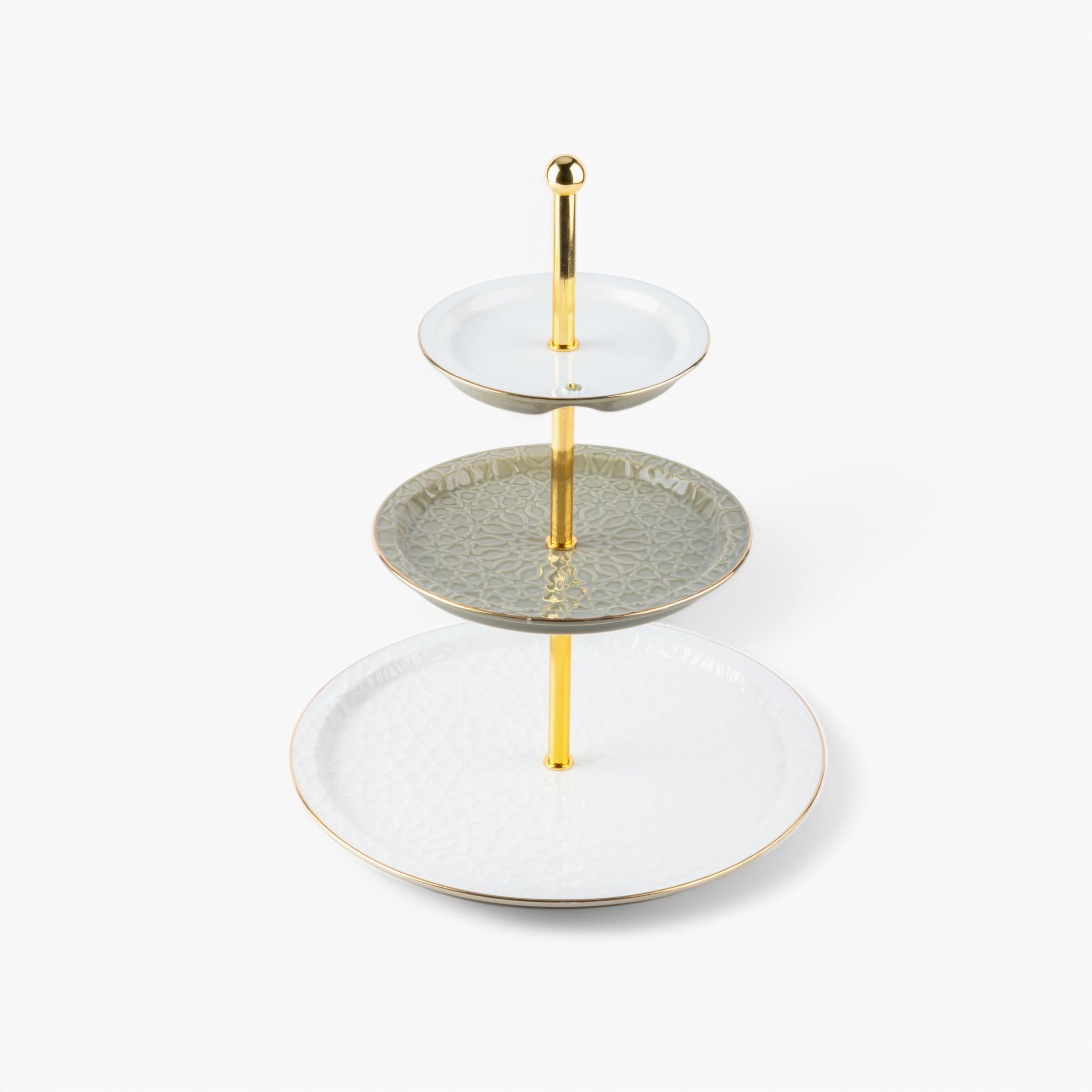 Porcelain 3-Tier Serving Platter-household-dining-serveware-servingplatters-image-2