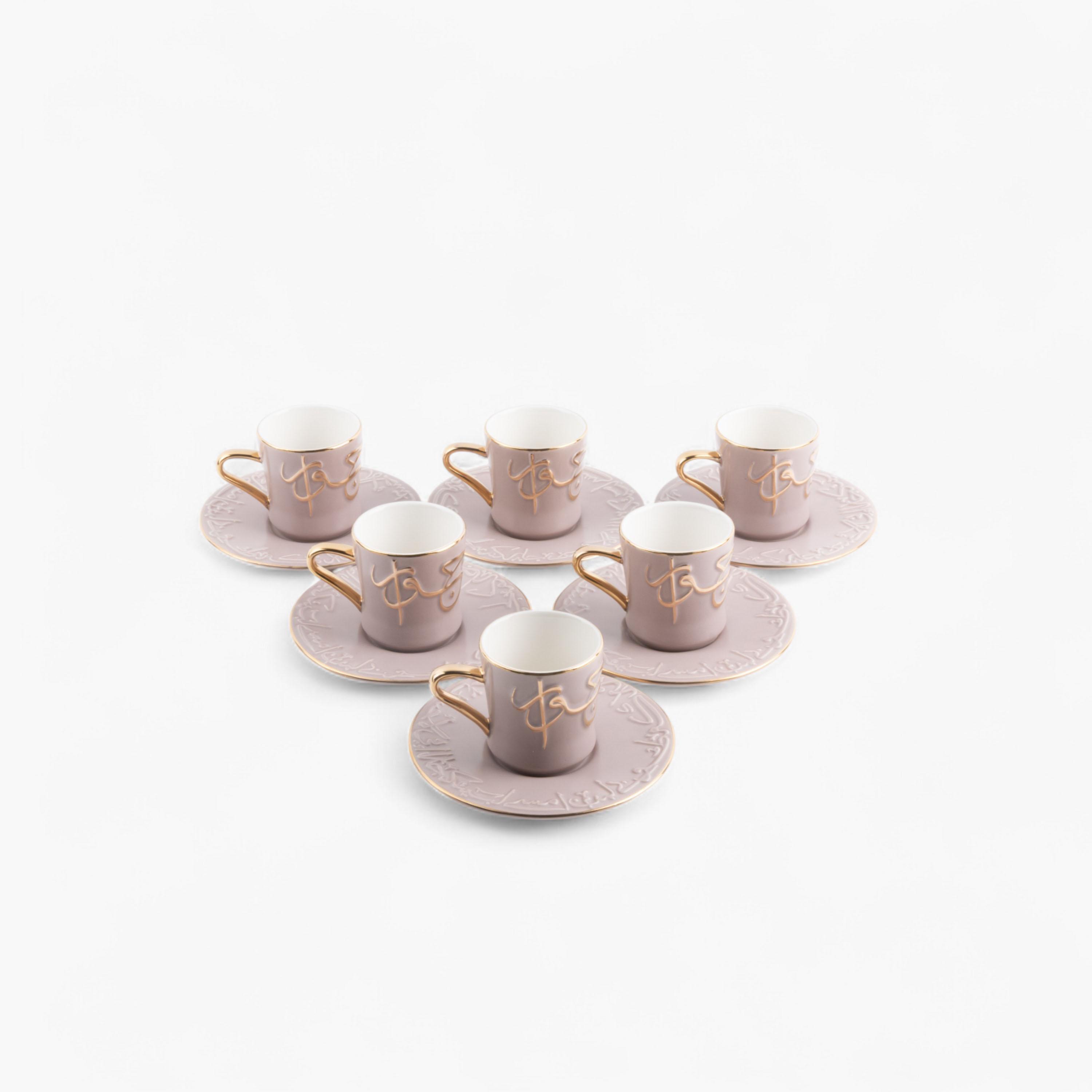 Porcelain 12-Piece Coffee Cup and Saucer Set-household-dining-teaandcoffee-teaandcoffeesets-image-3