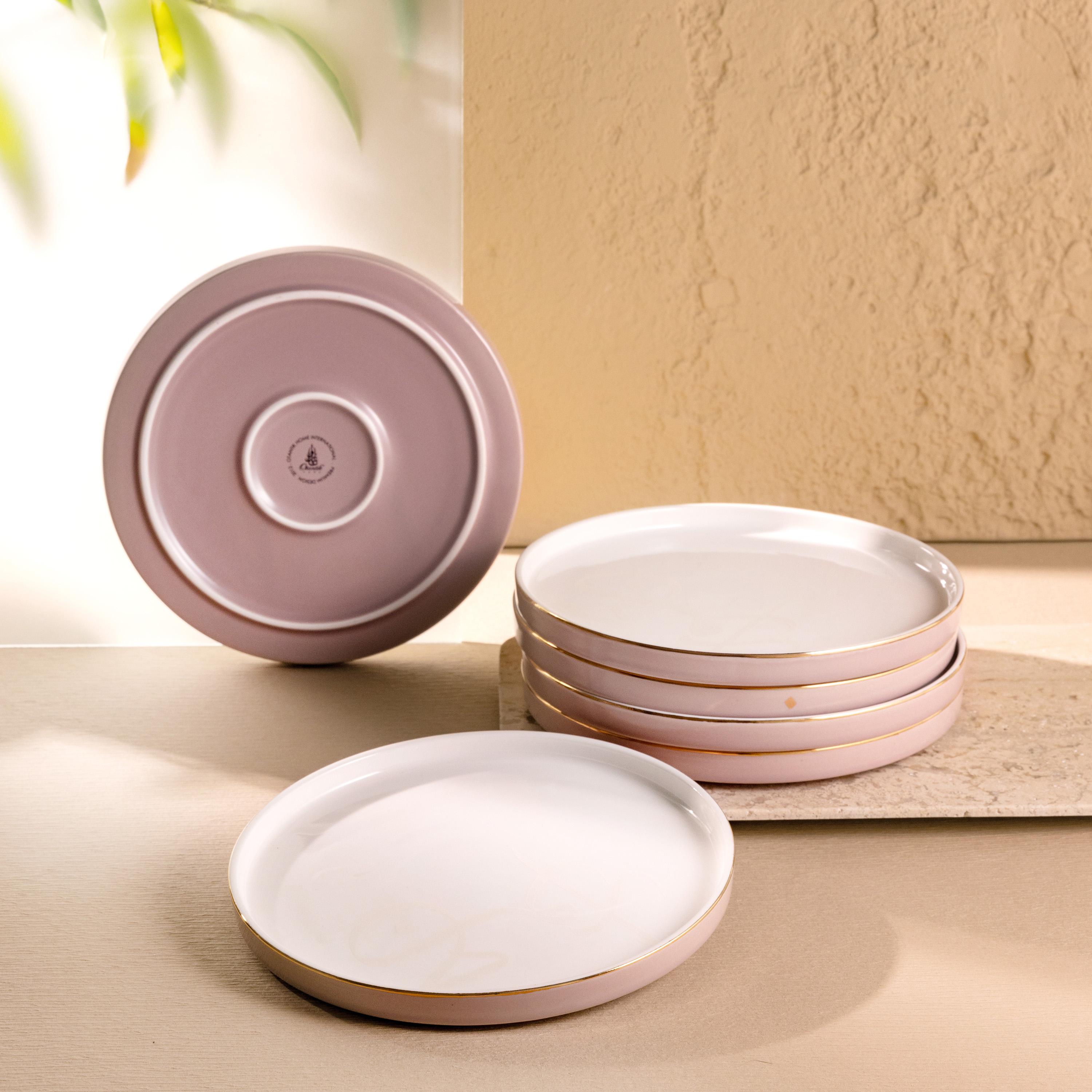 طقم صحون تقديم بورسلان 6 قطع من أوتانتيك-household-dining-dinnerware-dinnersets-image-1