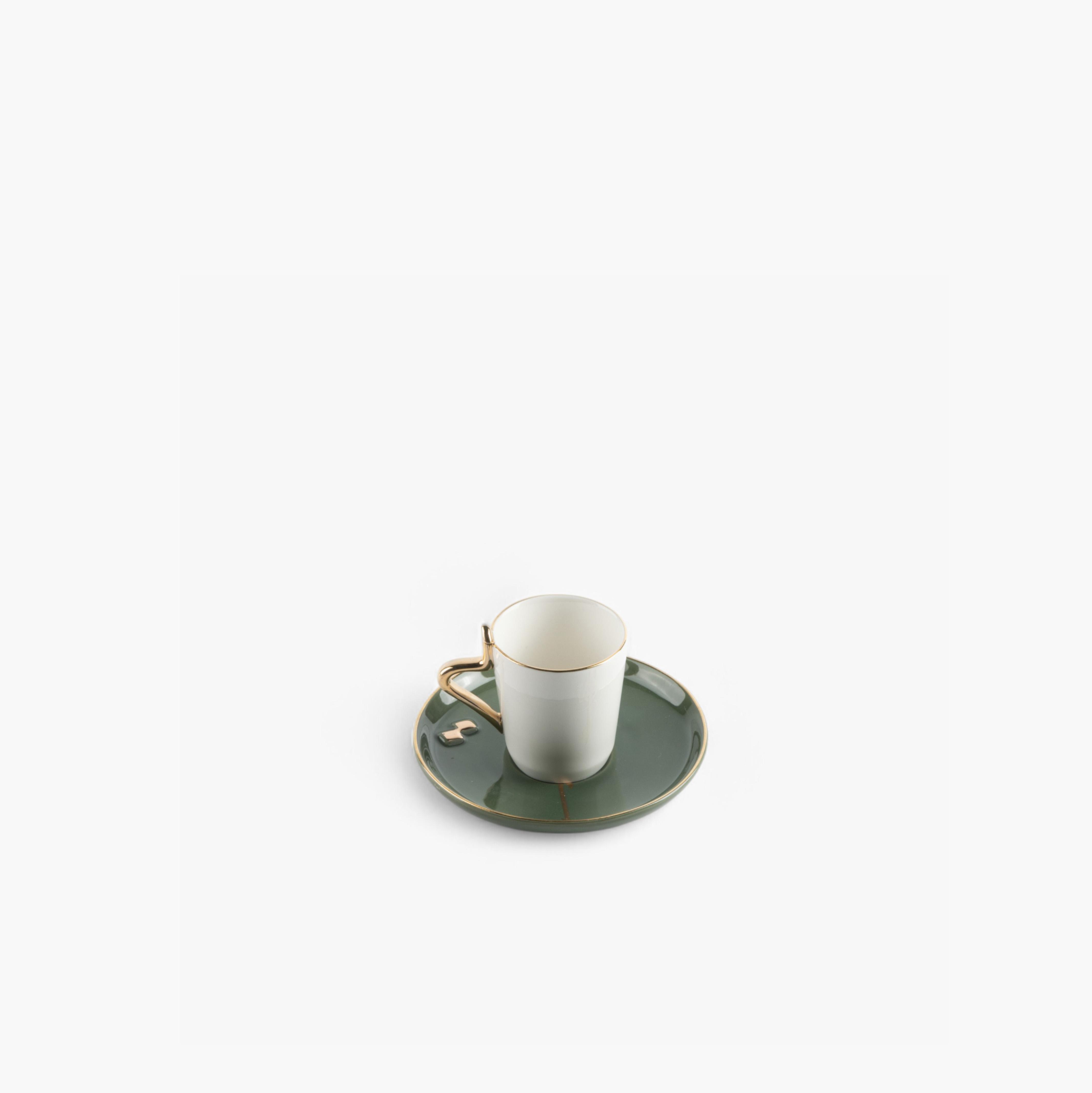Calligraphy Detail 12-Piece Porcelain Turkish Coffee Set-household-dining-teaandcoffee-teaandcoffeesets-image-4