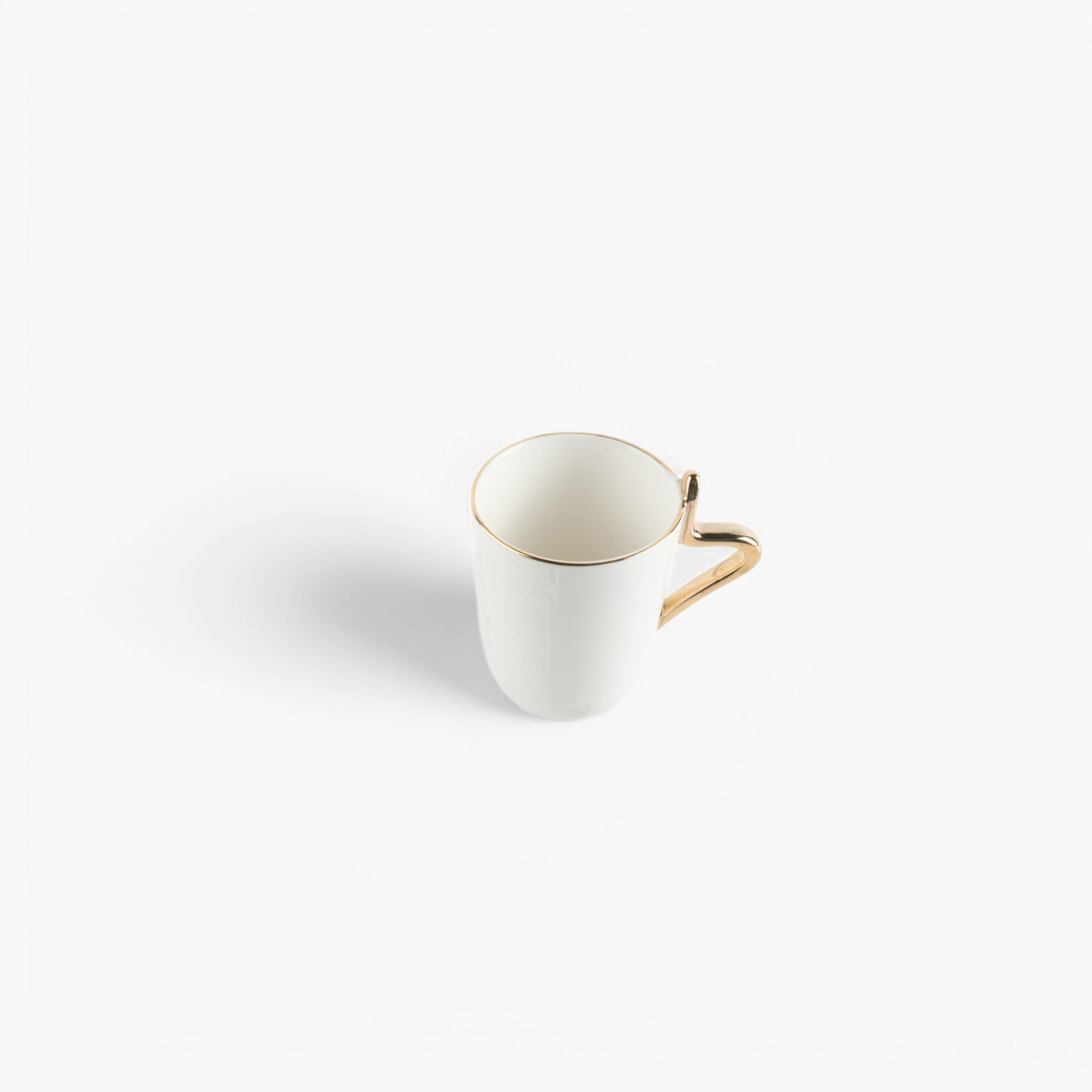 Calligraphy Detail 12-Piece Porcelain Turkish Coffee Set-household-dining-teaandcoffee-teaandcoffeesets-image-6