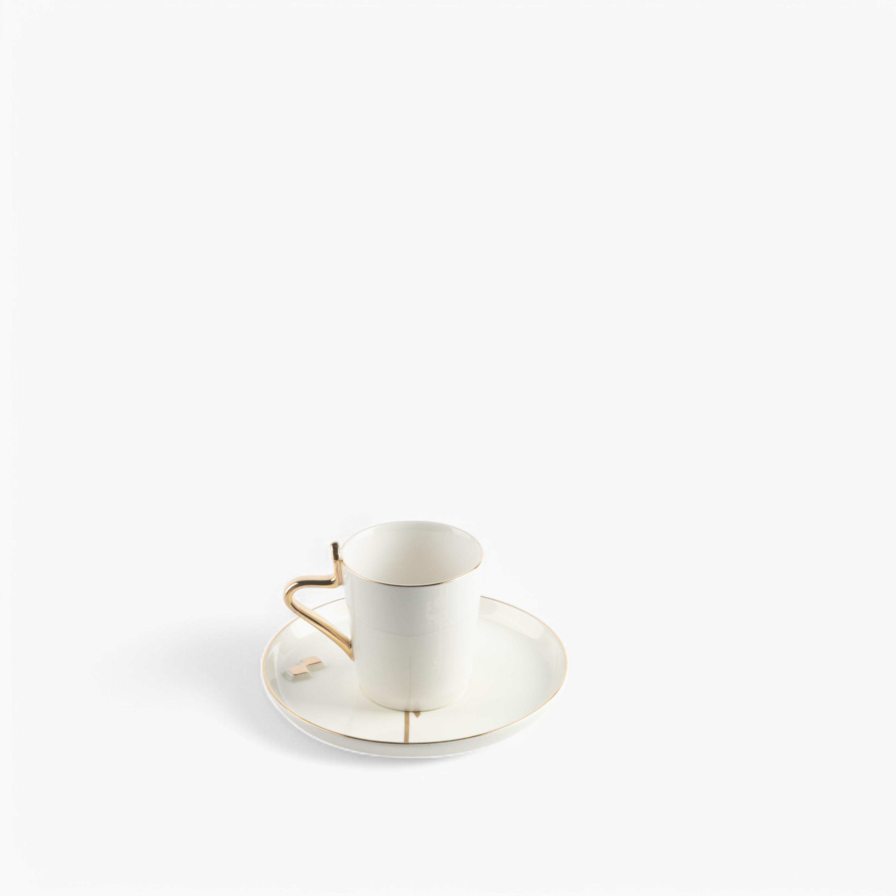 طقم فناجين وصحون بورسلان تفاصيل خط عربي 12 قطعة من أوتانتيك-household-dining-teaandcoffee-teaandcoffeesets-image-3