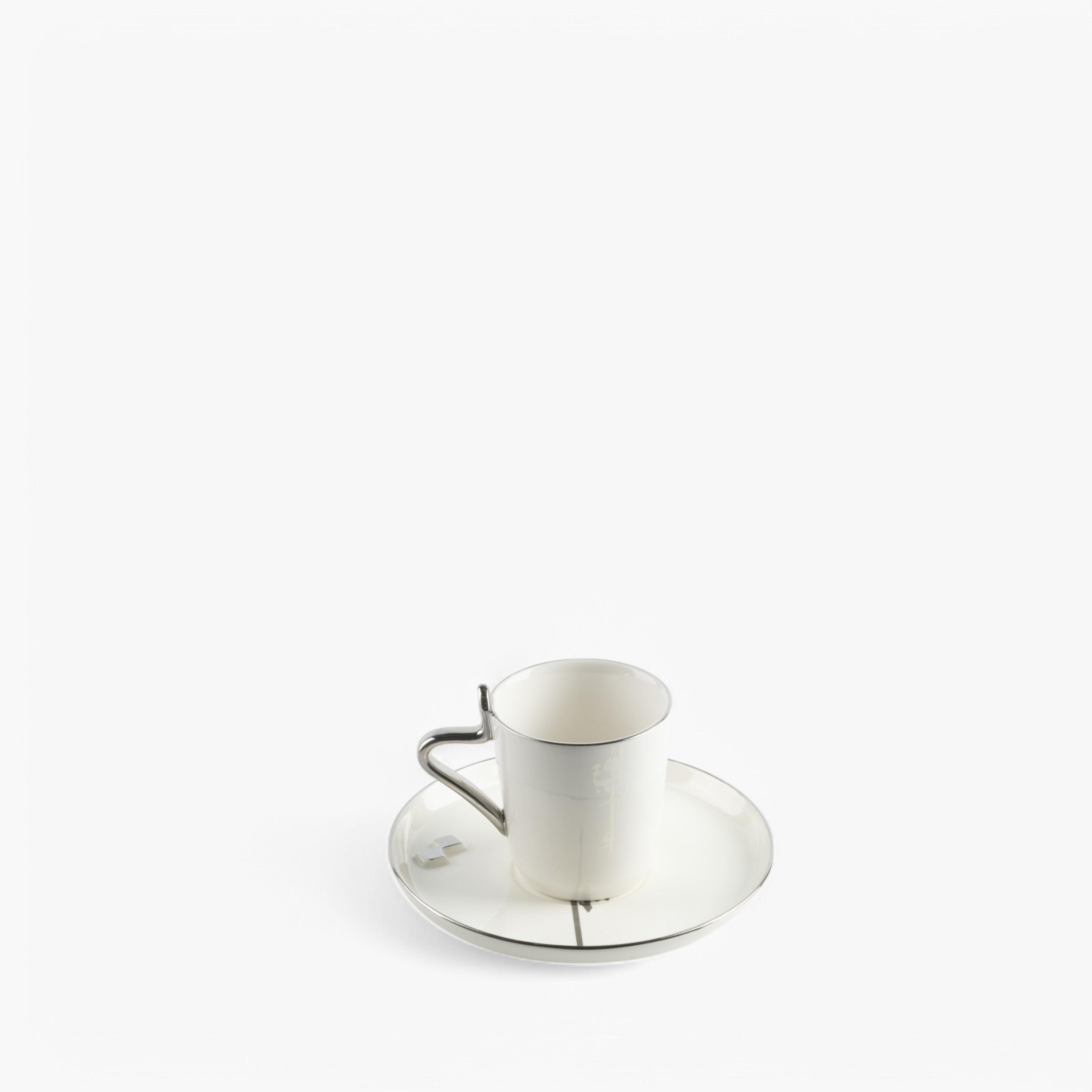 Calligraphy Detail 12-Piece Porcelain Cup and Saucer Set-household-dining-teaandcoffee-teaandcoffeesets-image-4