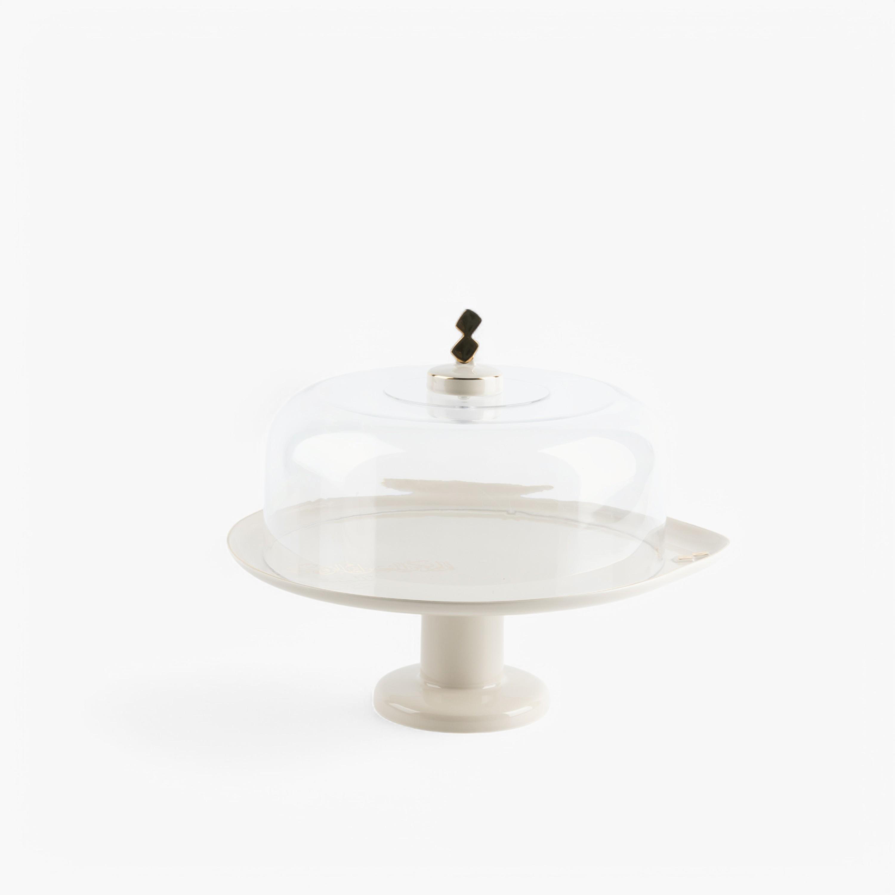 Solid 9-Piece Porcelain Cake Serving Set-household-dining-serveware-cakestands-image-4